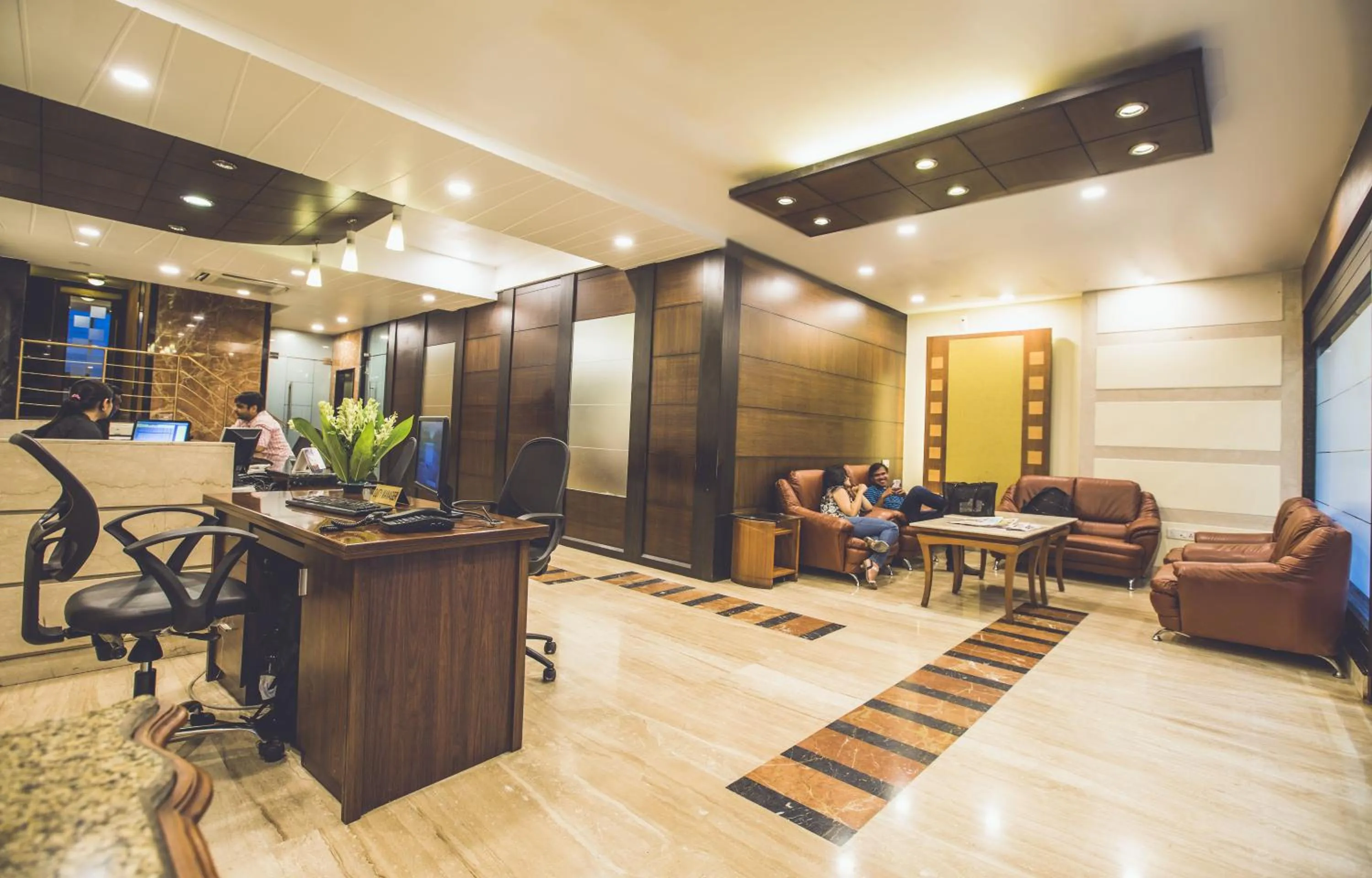 Lobby or reception in Hotel Airport International Mumbai