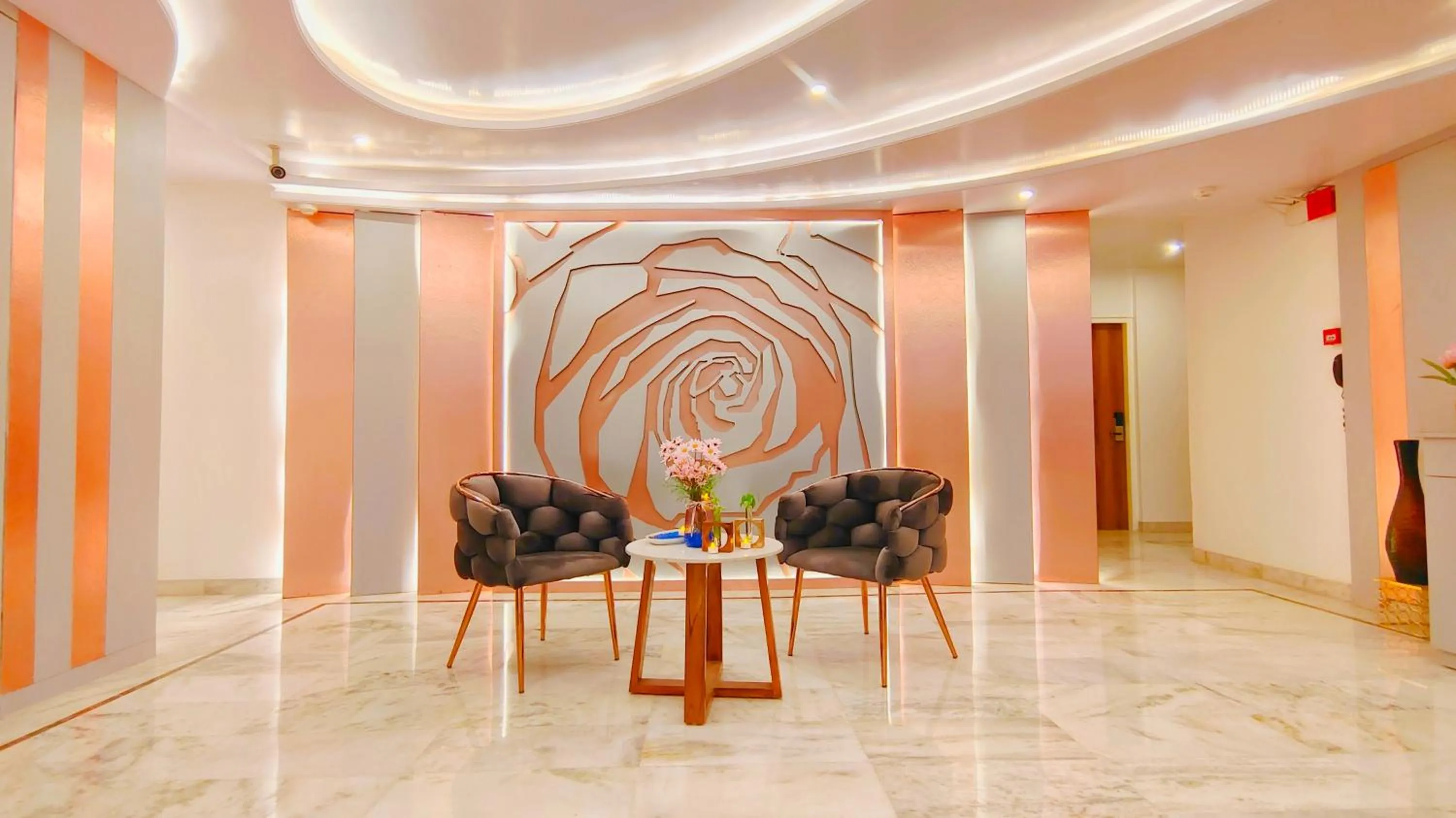 Seating area in Sarang Palace - A Luxury Boutique Hotel