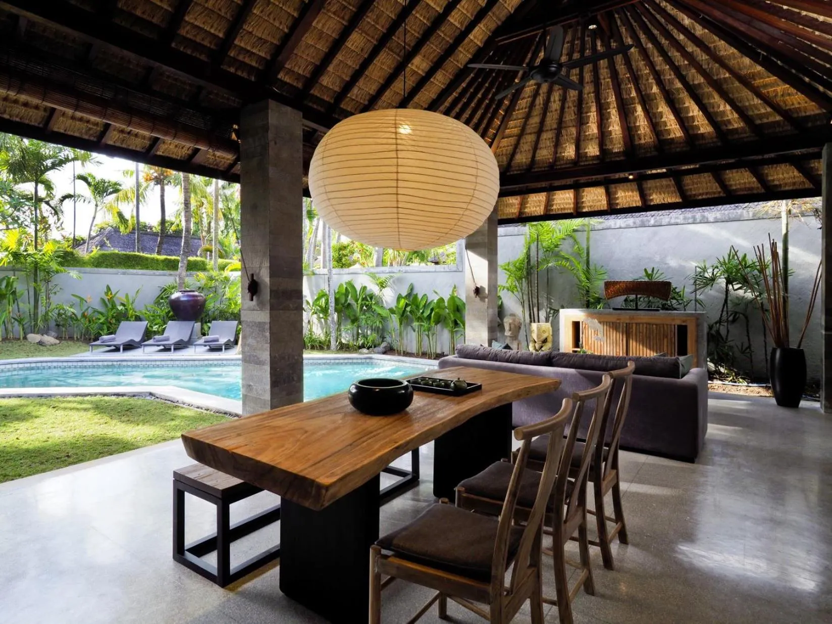 Dining area in The Amala Boutique Retreat