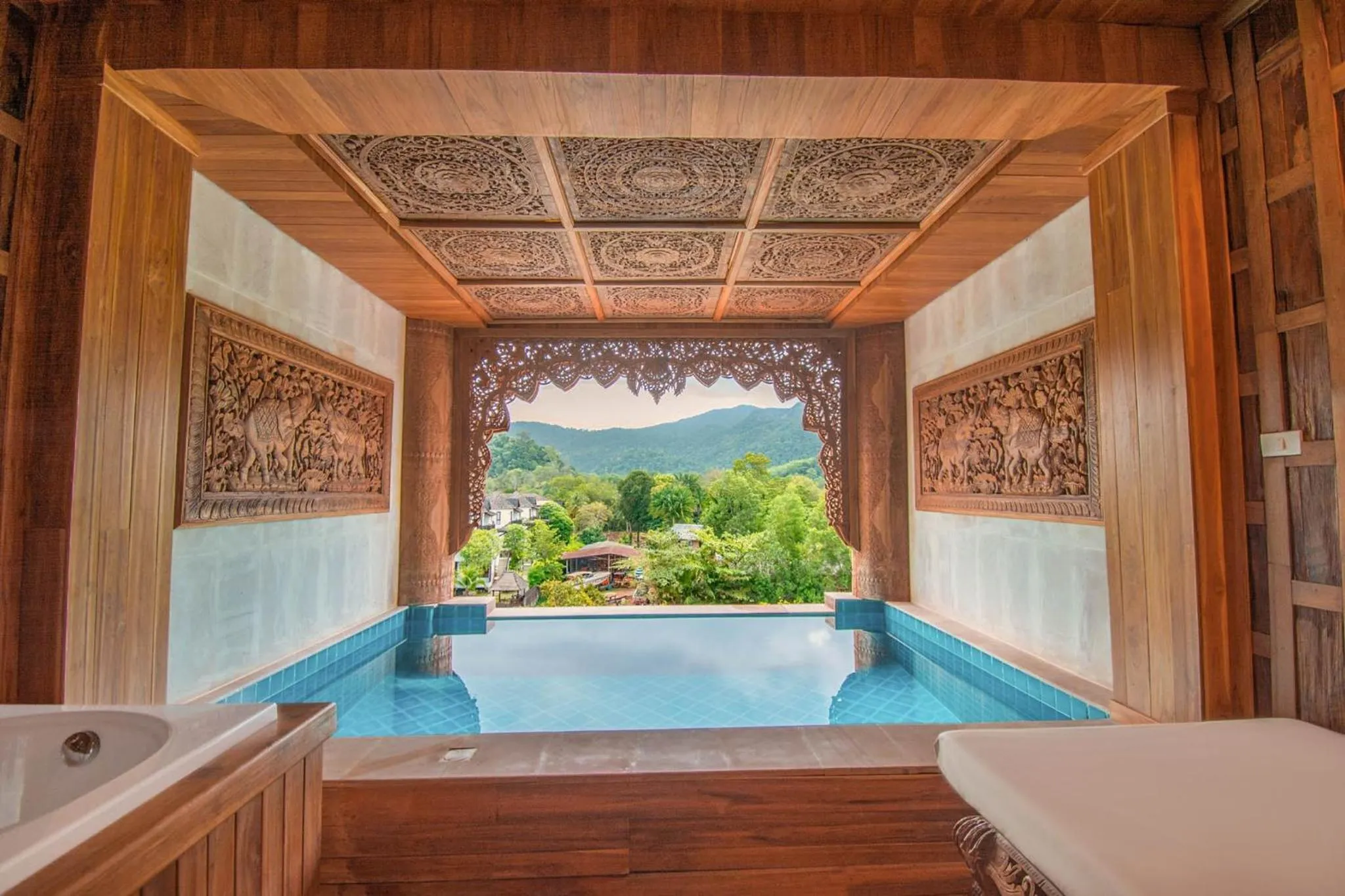 Pool view in Santhiya Koh Chang Resort