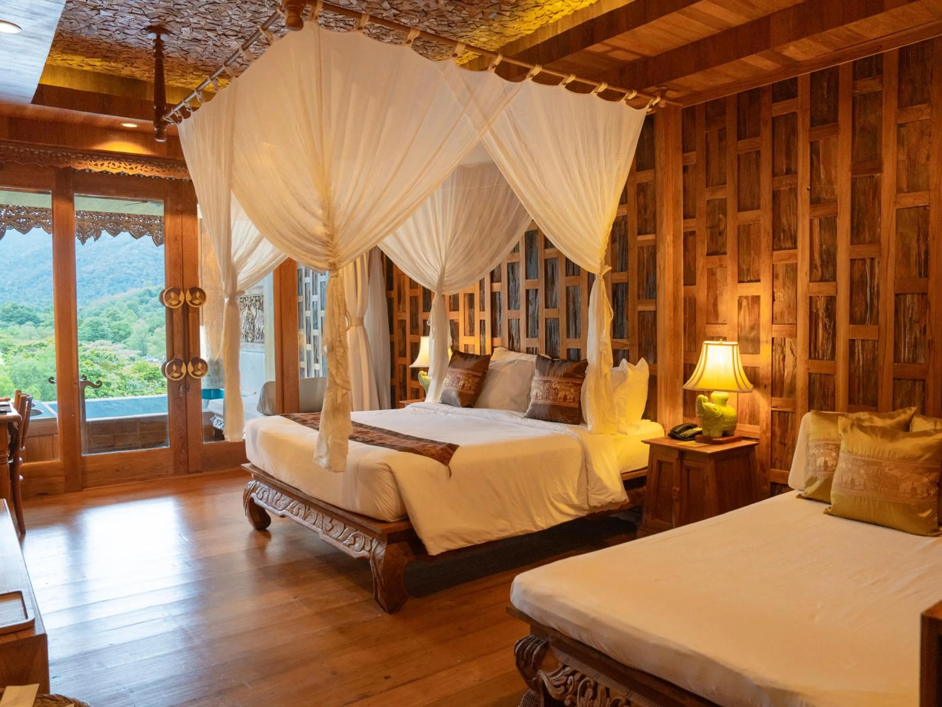 Bed in Santhiya Koh Chang Resort