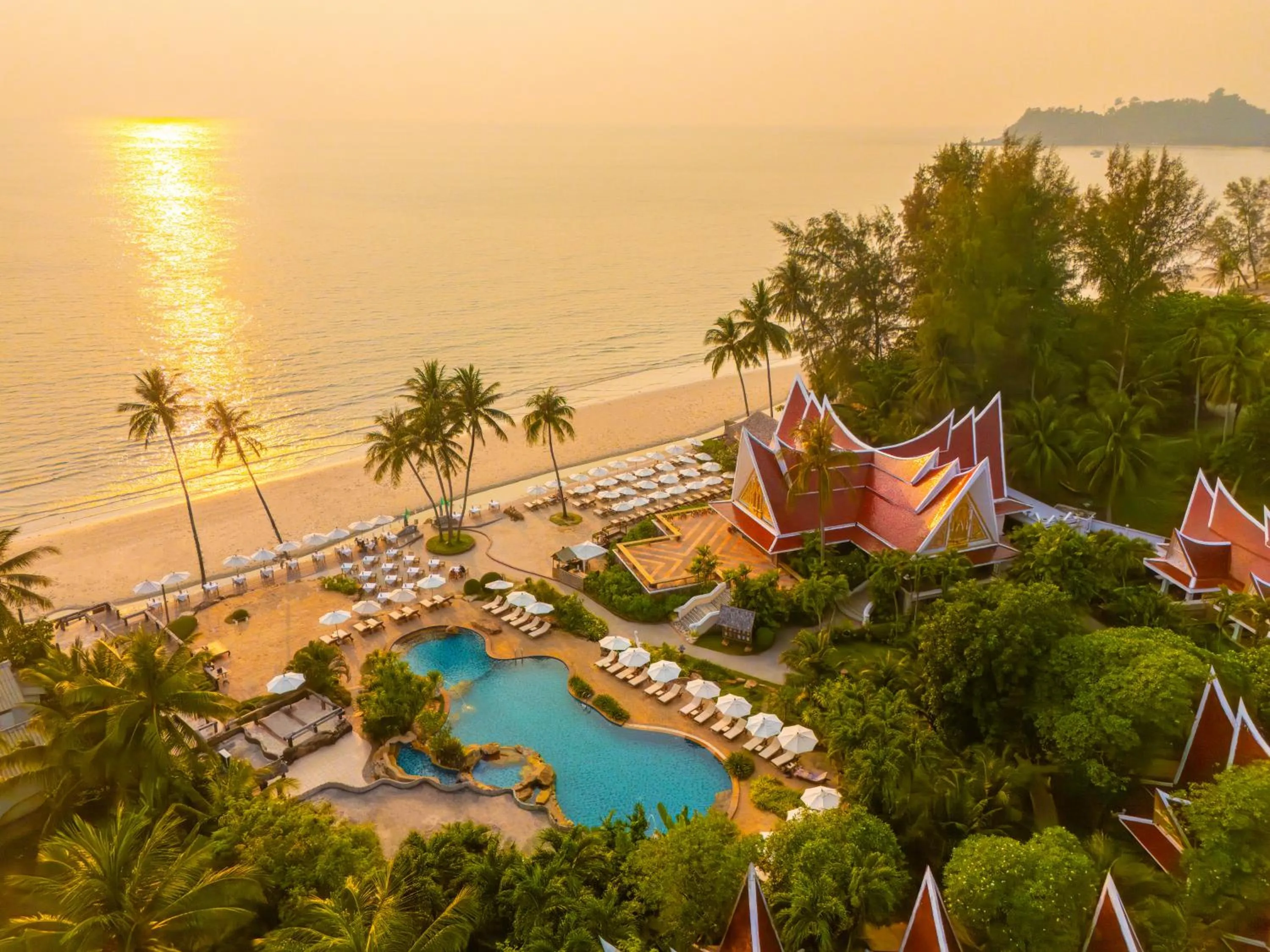 Bird's eye view in Santhiya Koh Chang Resort