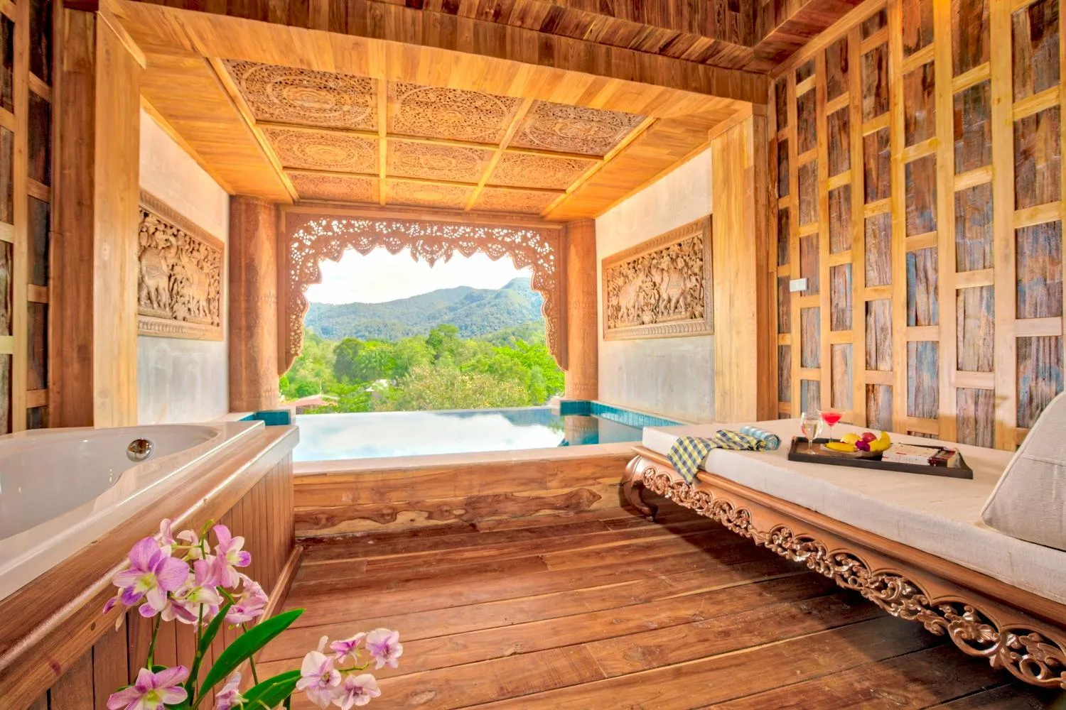 Living room in Santhiya Koh Chang Resort