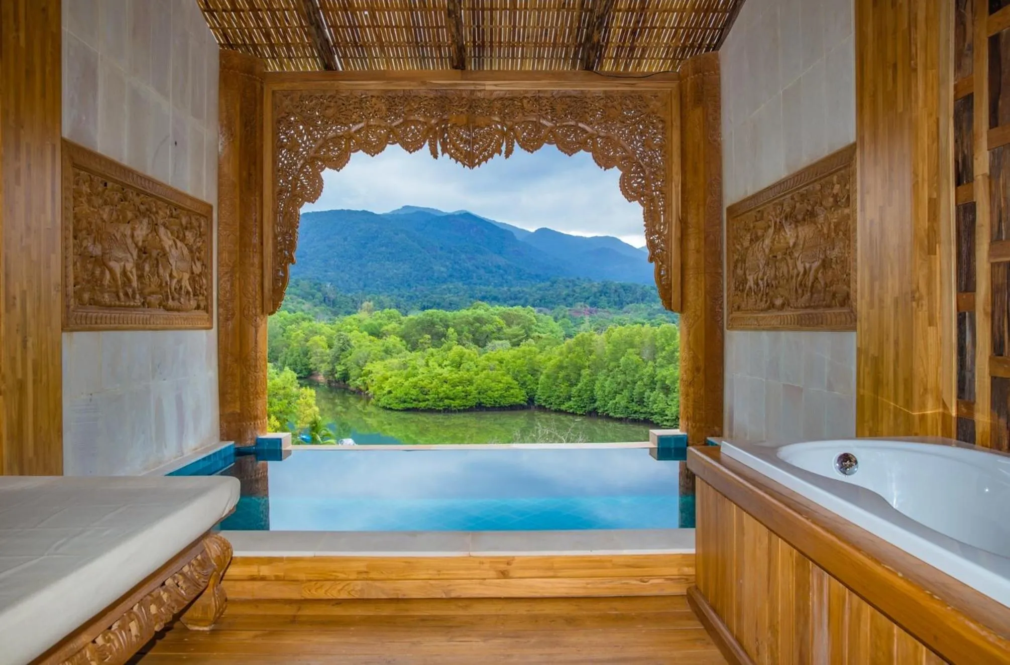 Pool view in Santhiya Koh Chang Resort