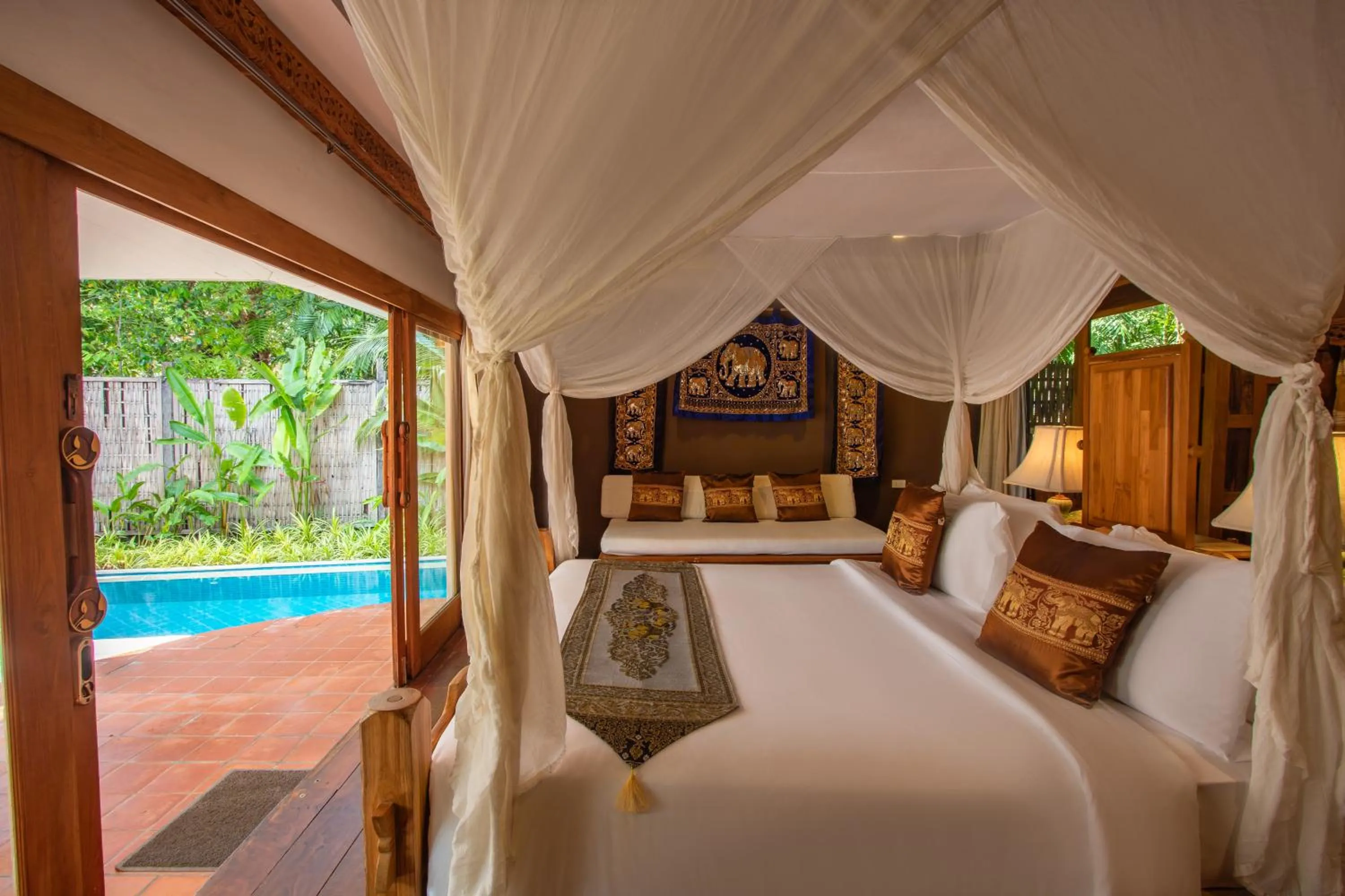 Bed in Santhiya Koh Chang Resort
