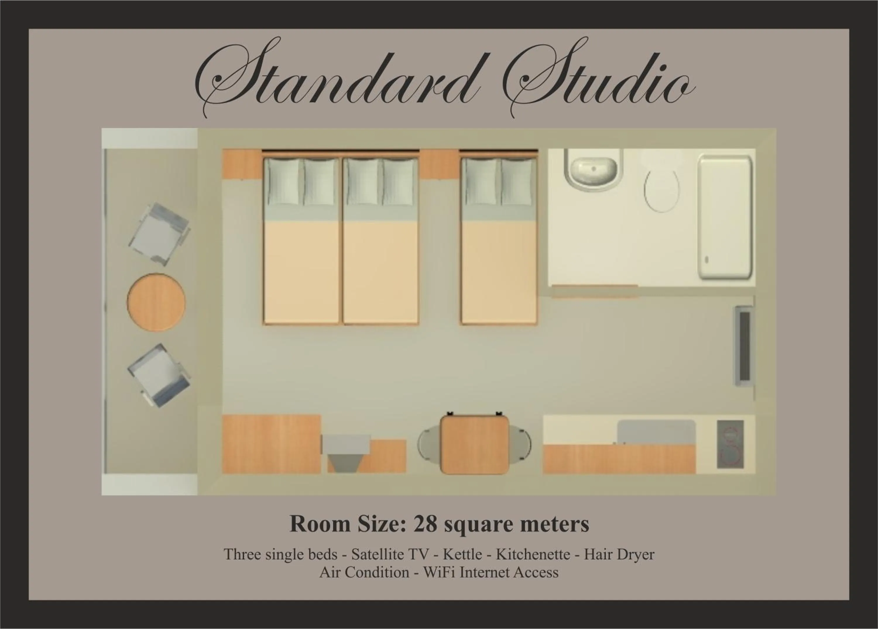 Floor plan in Argiro Village
