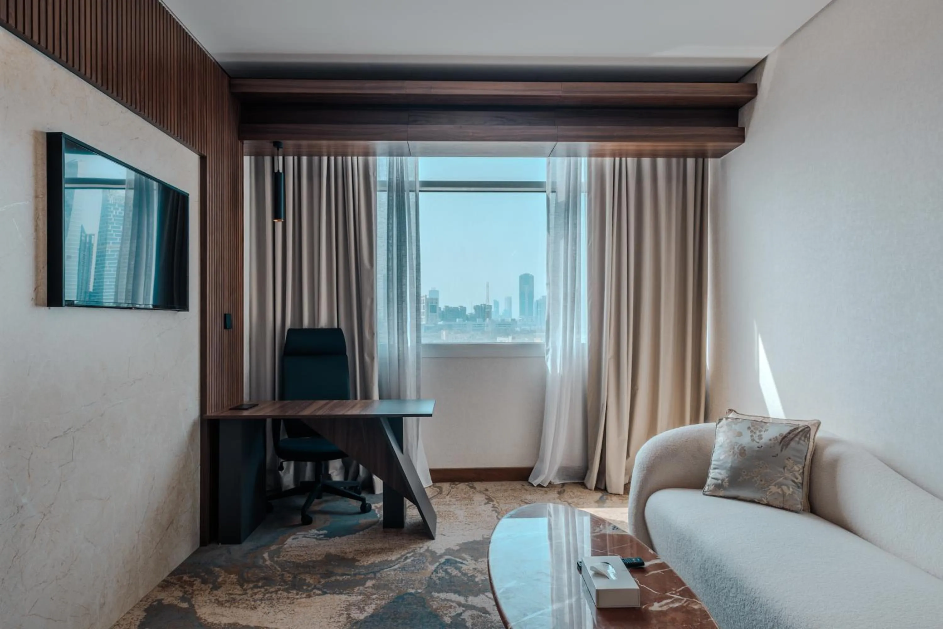 Living room in Kuwait Continental Hotel