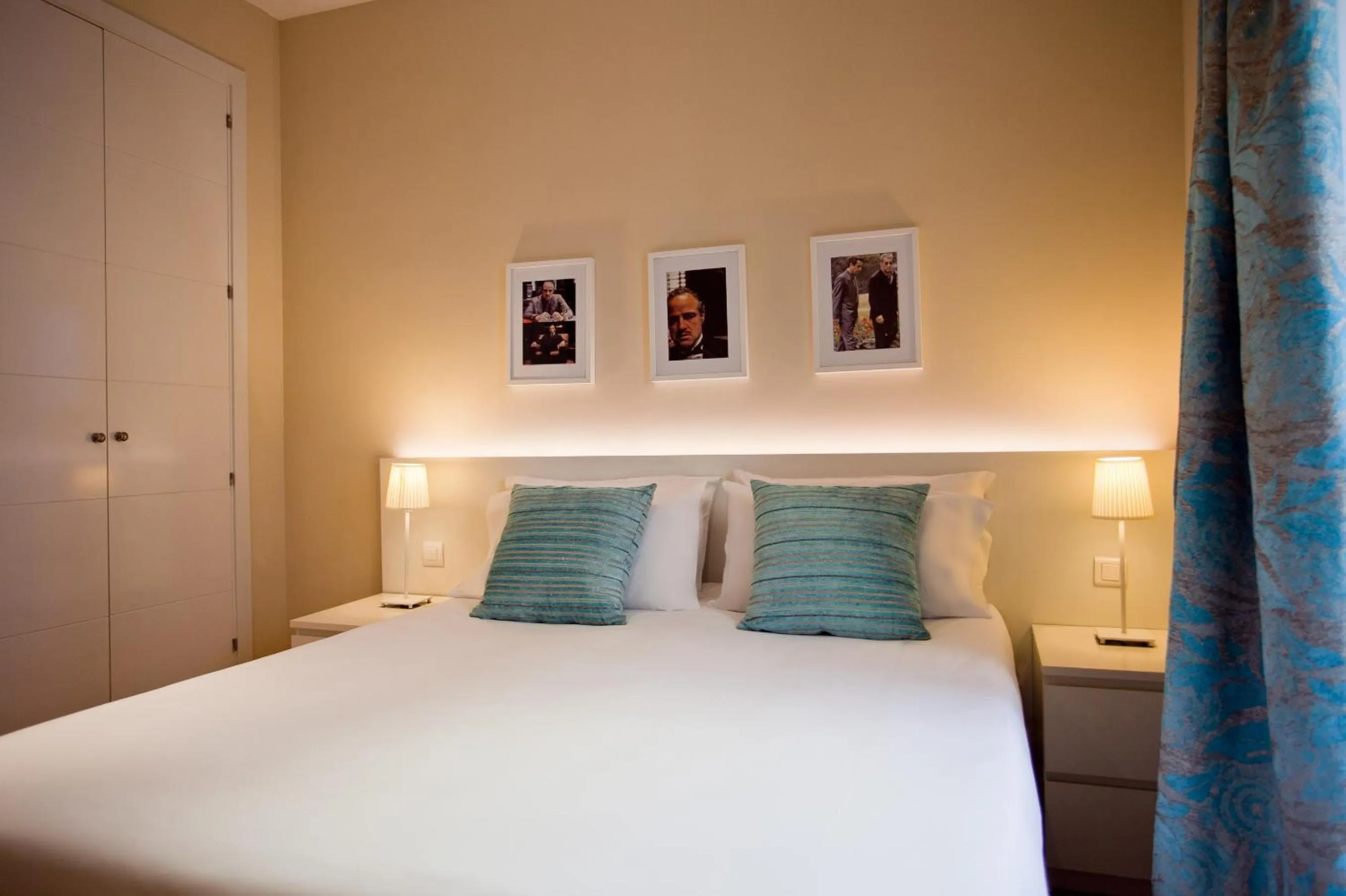 Spring, Bed in Apartment in the Centre