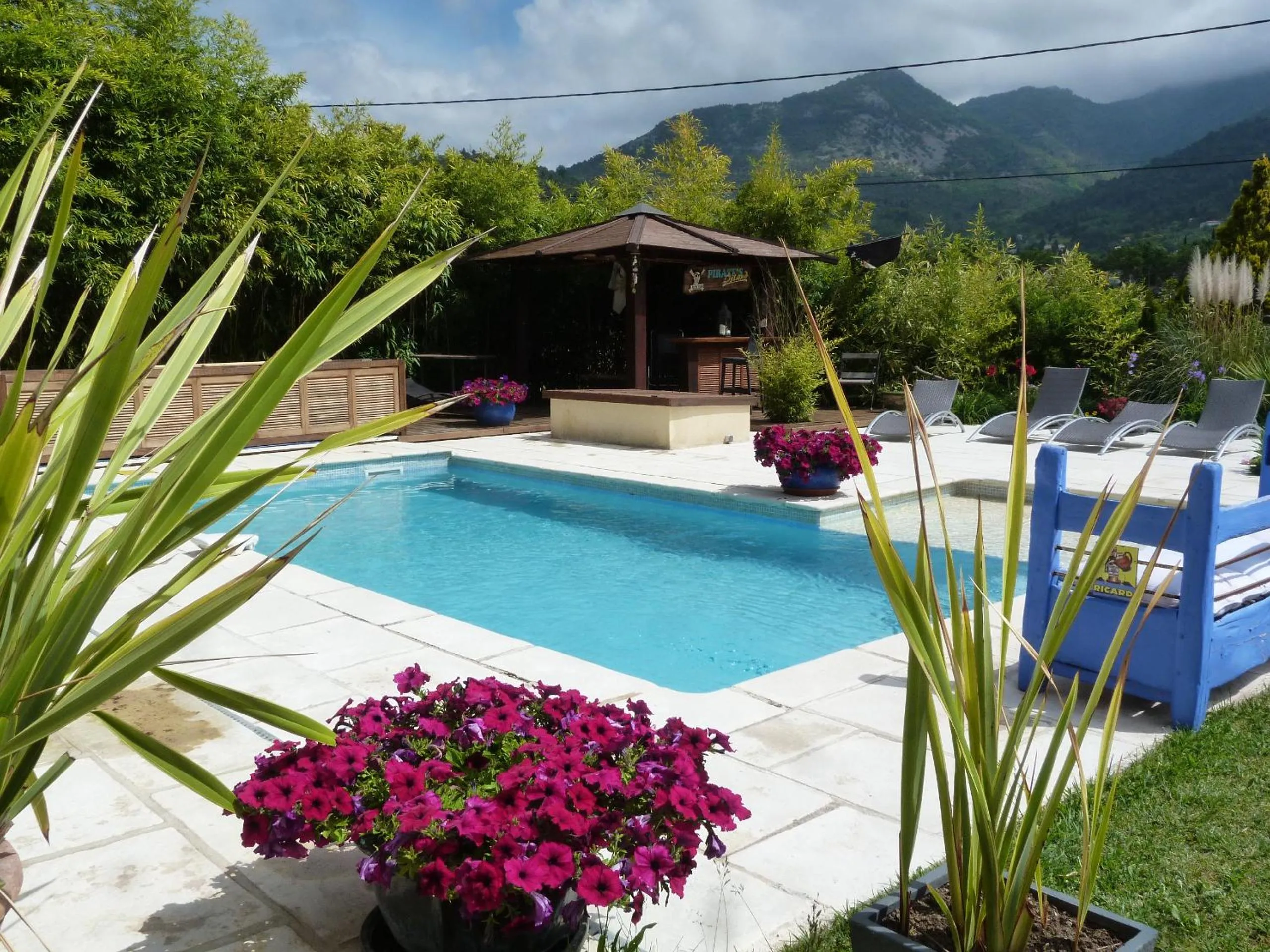 Natural landscape in Les Bambous B&B