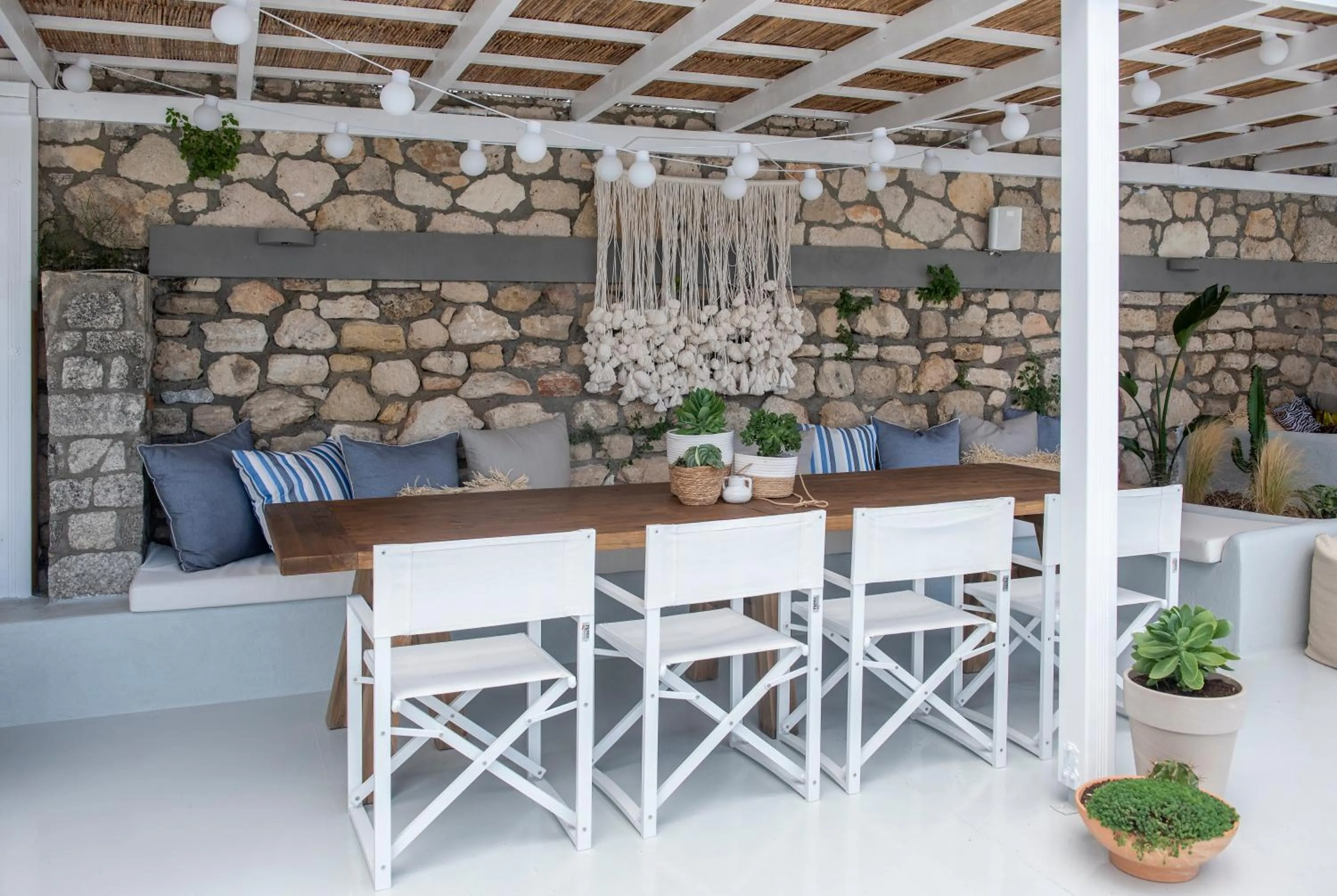 Seating area in White Suites Resort- Adults Only Hotel