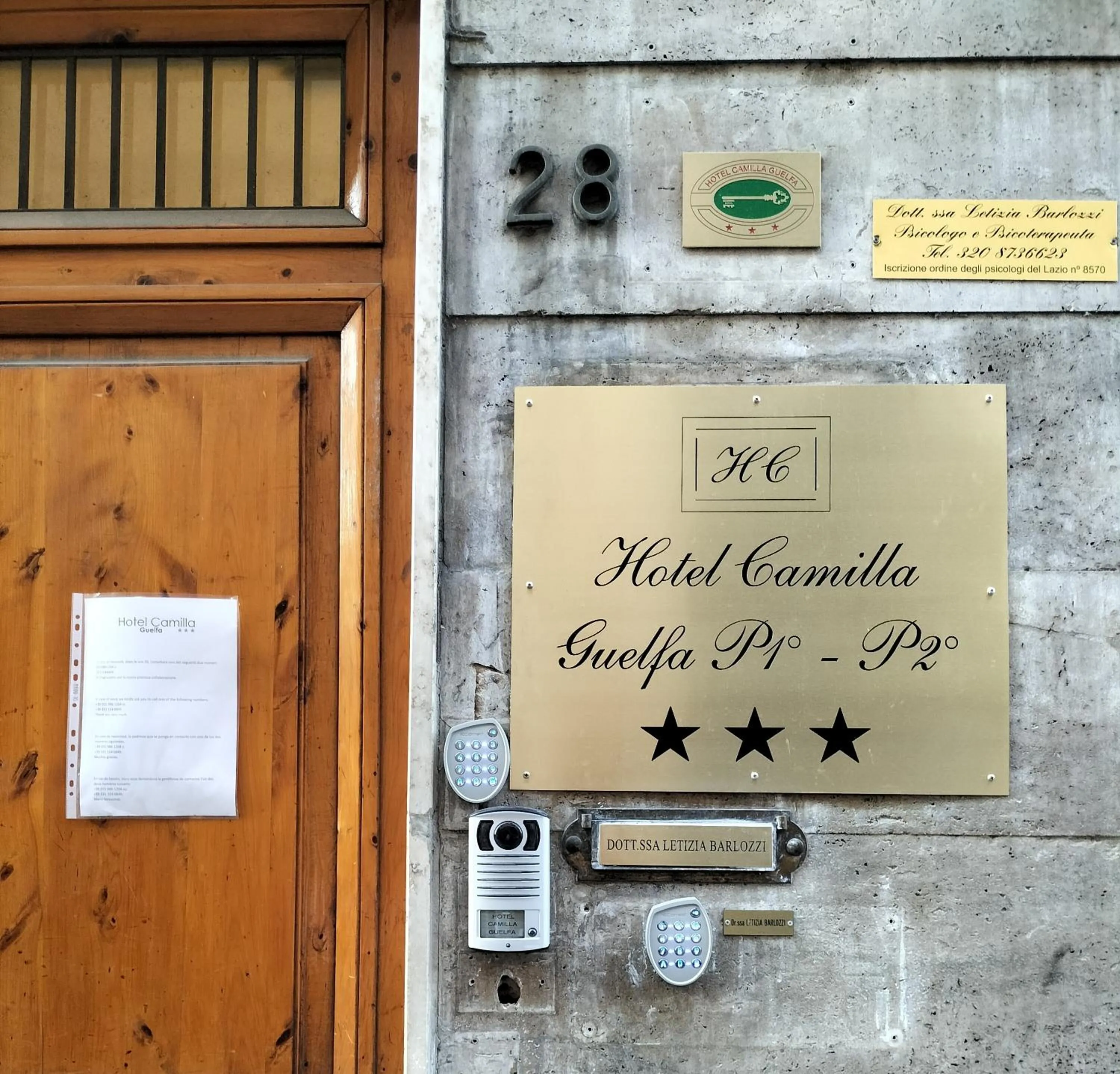 Property building in Hotel Camilla Guelfa