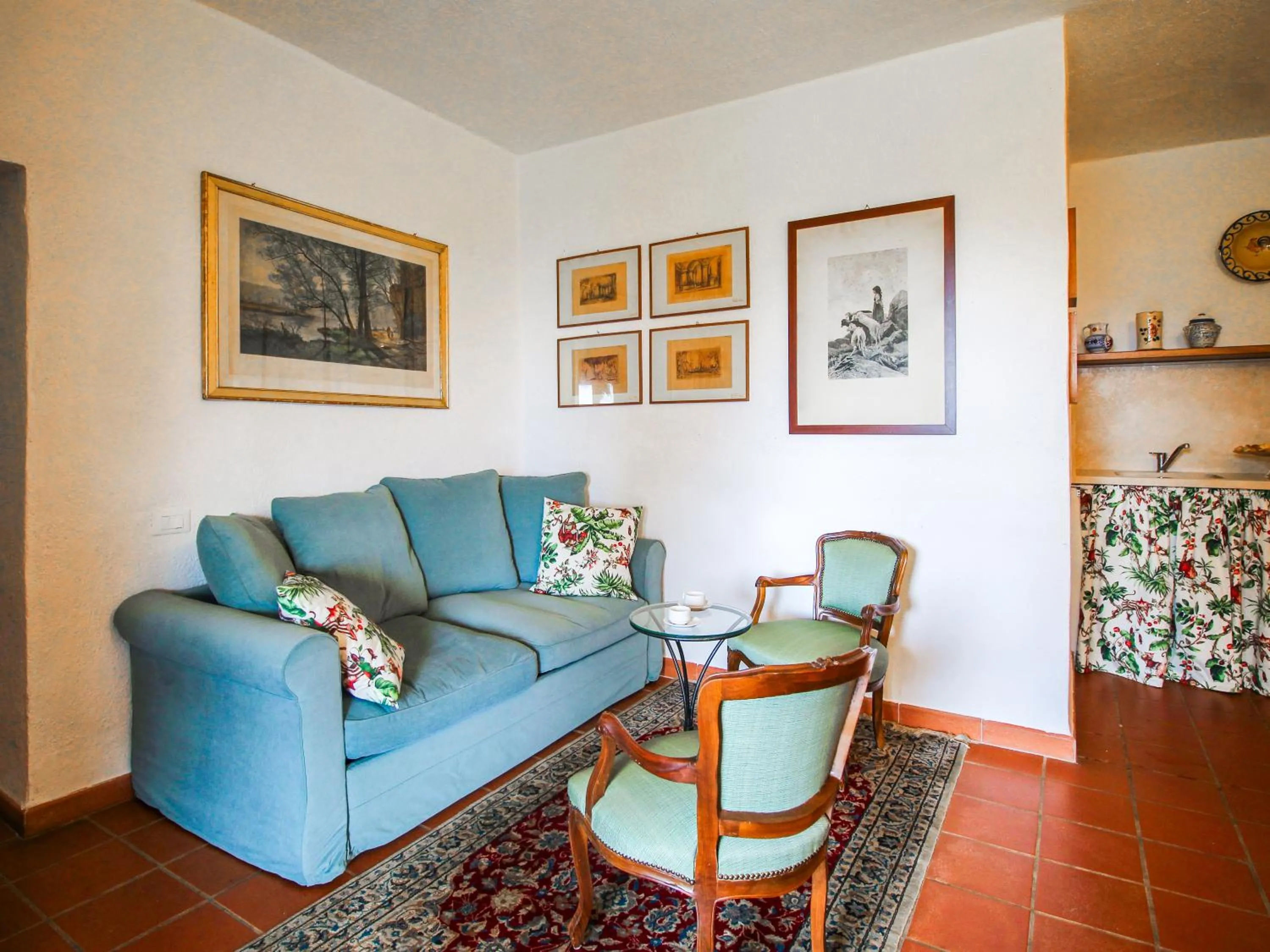 Living room in Agriturismo Boschi di Montecalvi