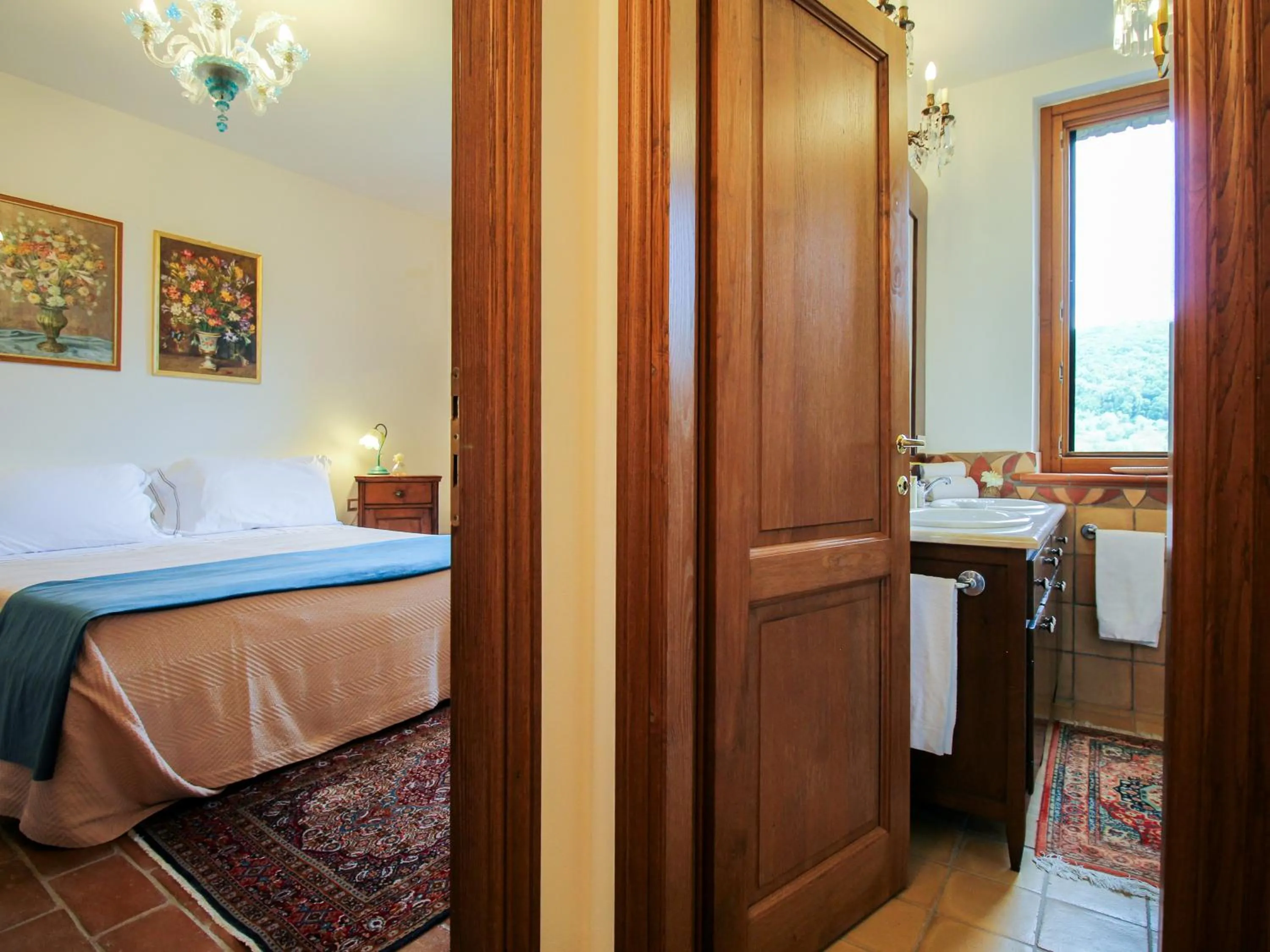 Bed in Agriturismo Boschi di Montecalvi