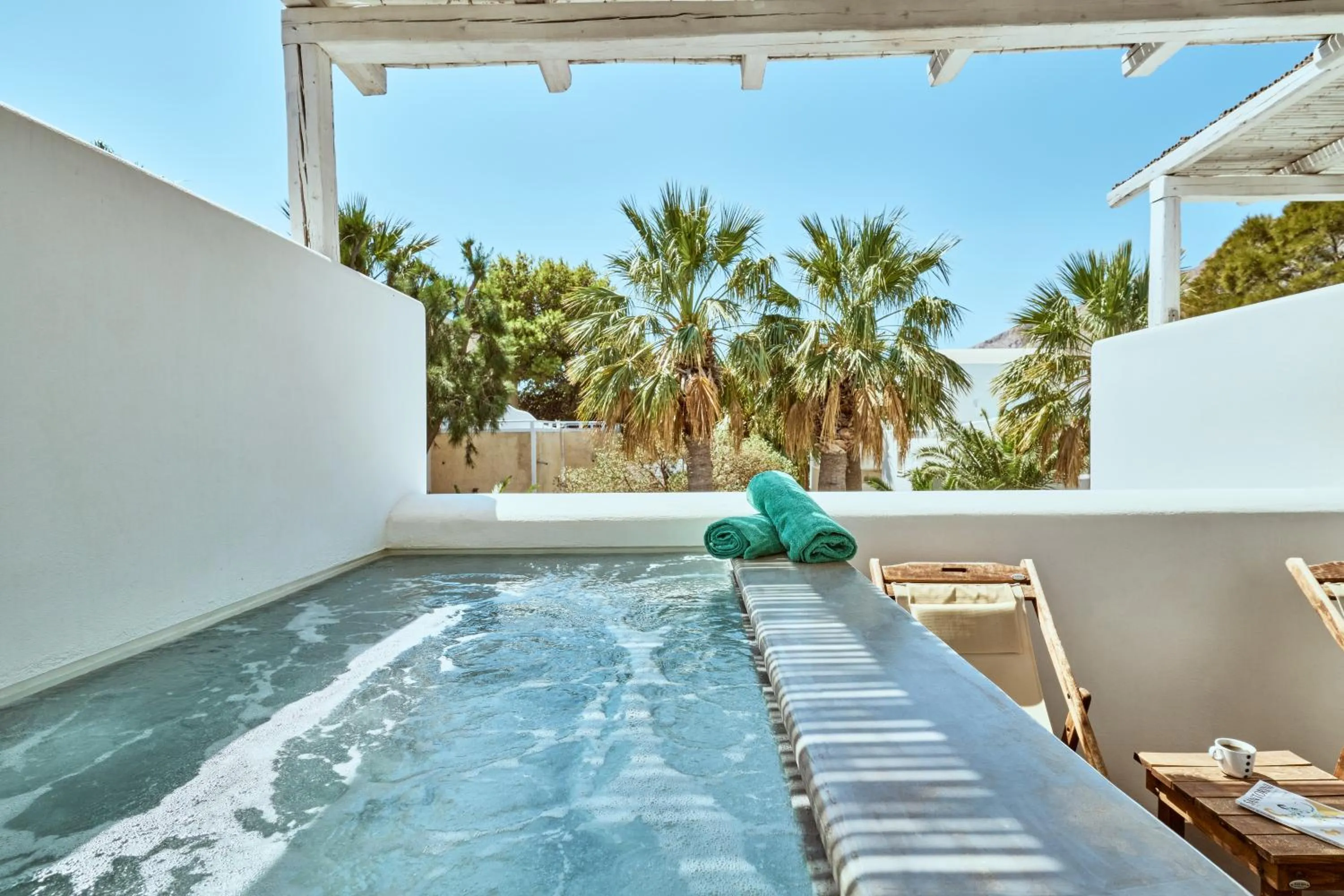 Balcony/Terrace in Meltemi Excelsior Suites