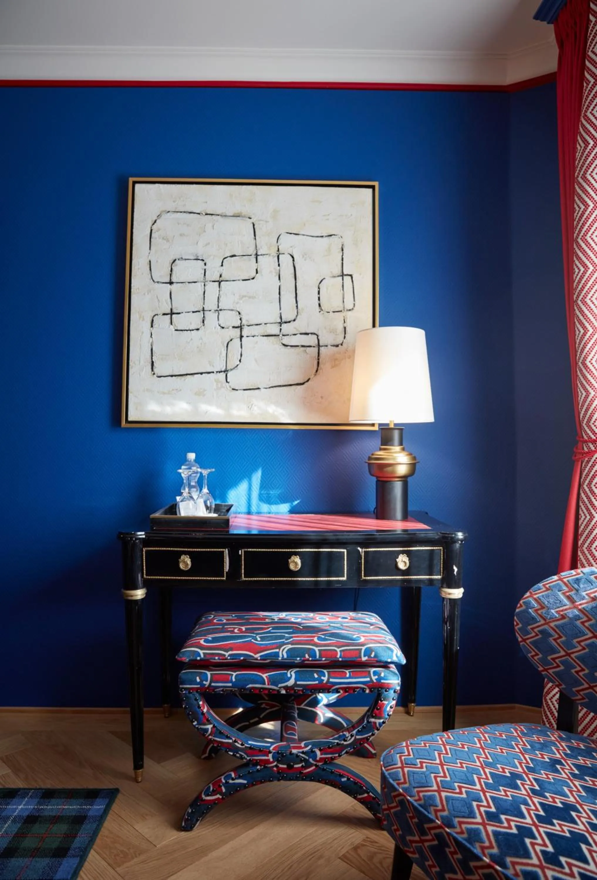 Seating area in Hotel Walther - Relais & Châteaux