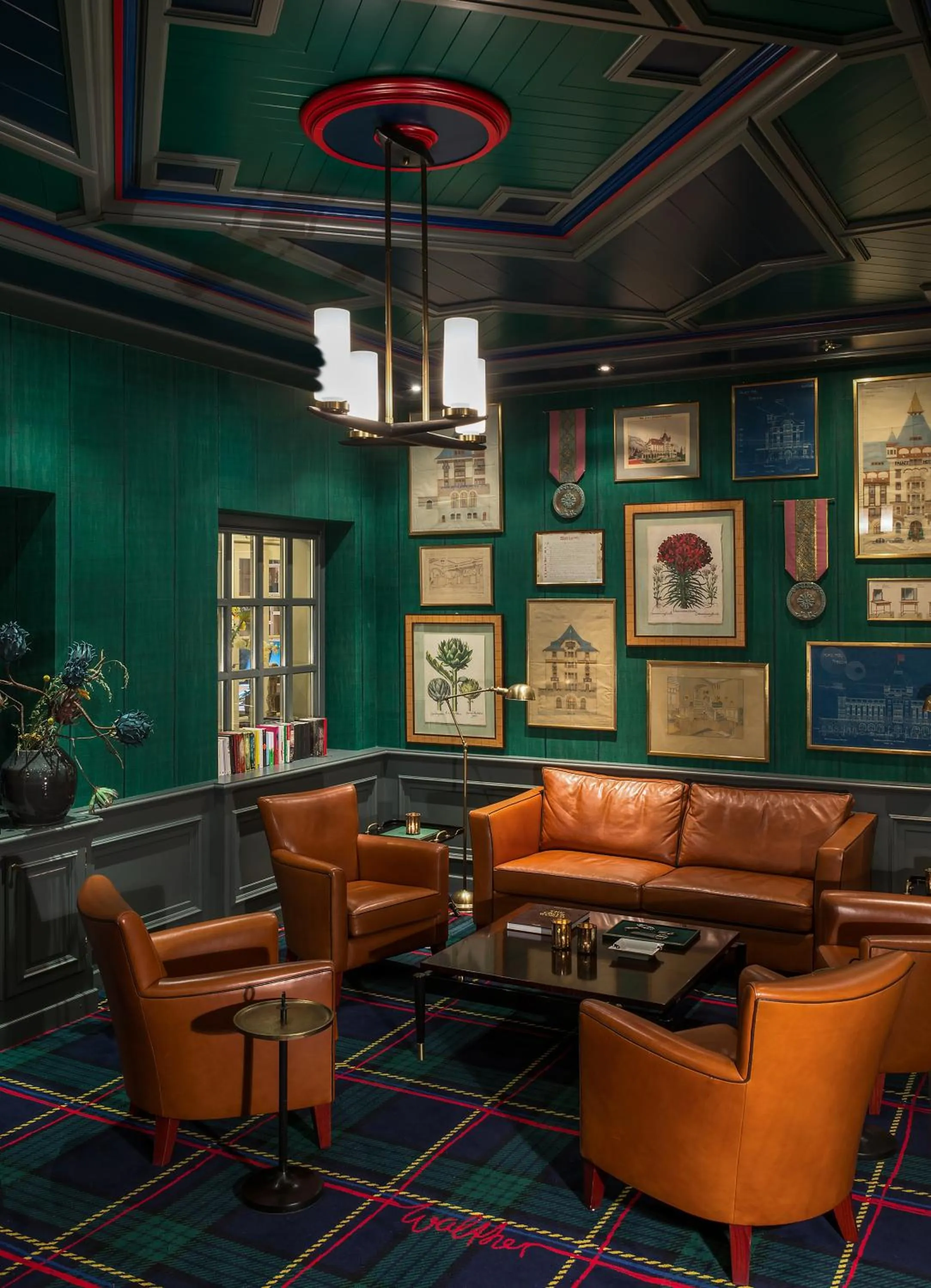 Lounge or bar in Hotel Walther - Relais & Châteaux