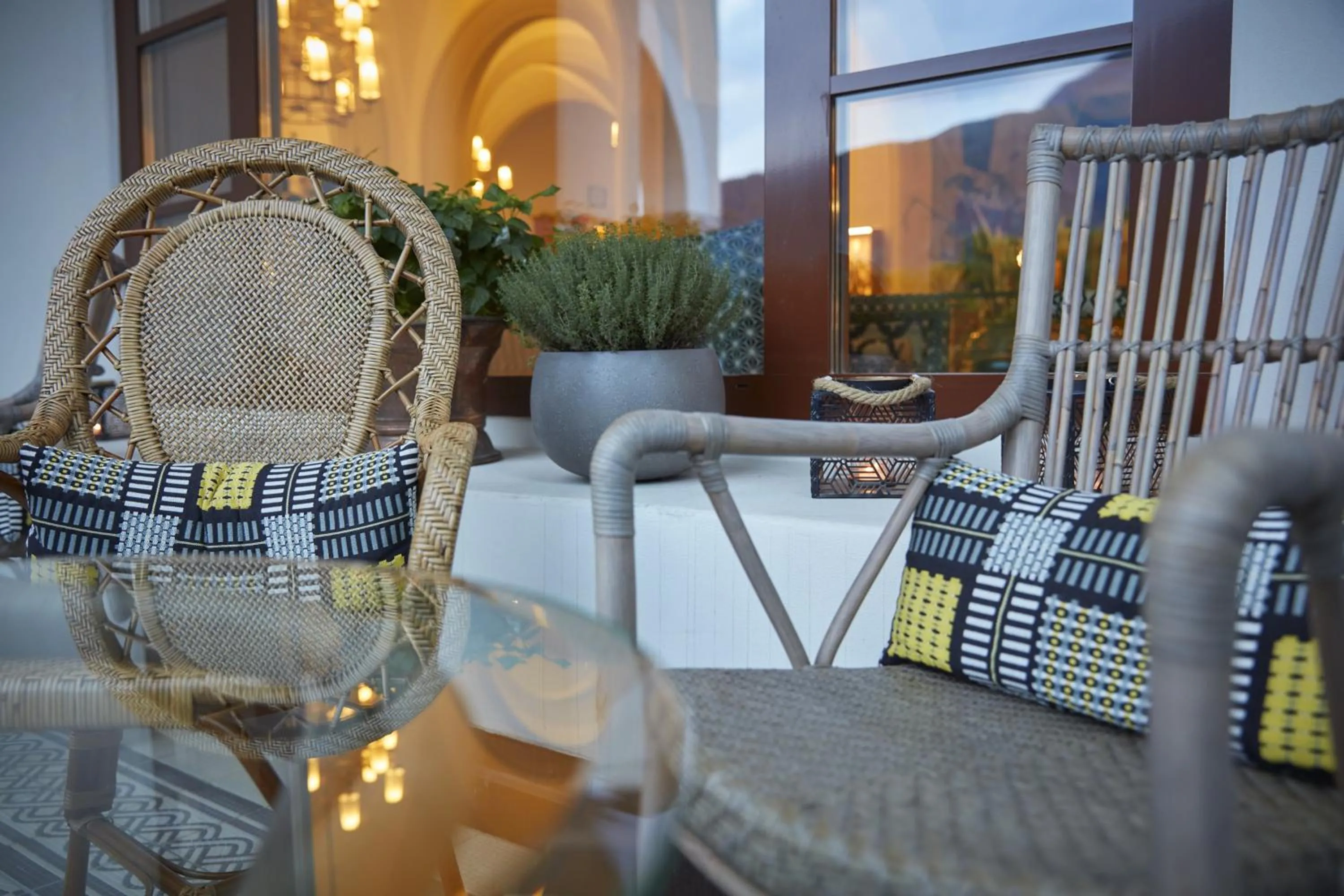 Seating area in Hotel Walther - Relais & Châteaux