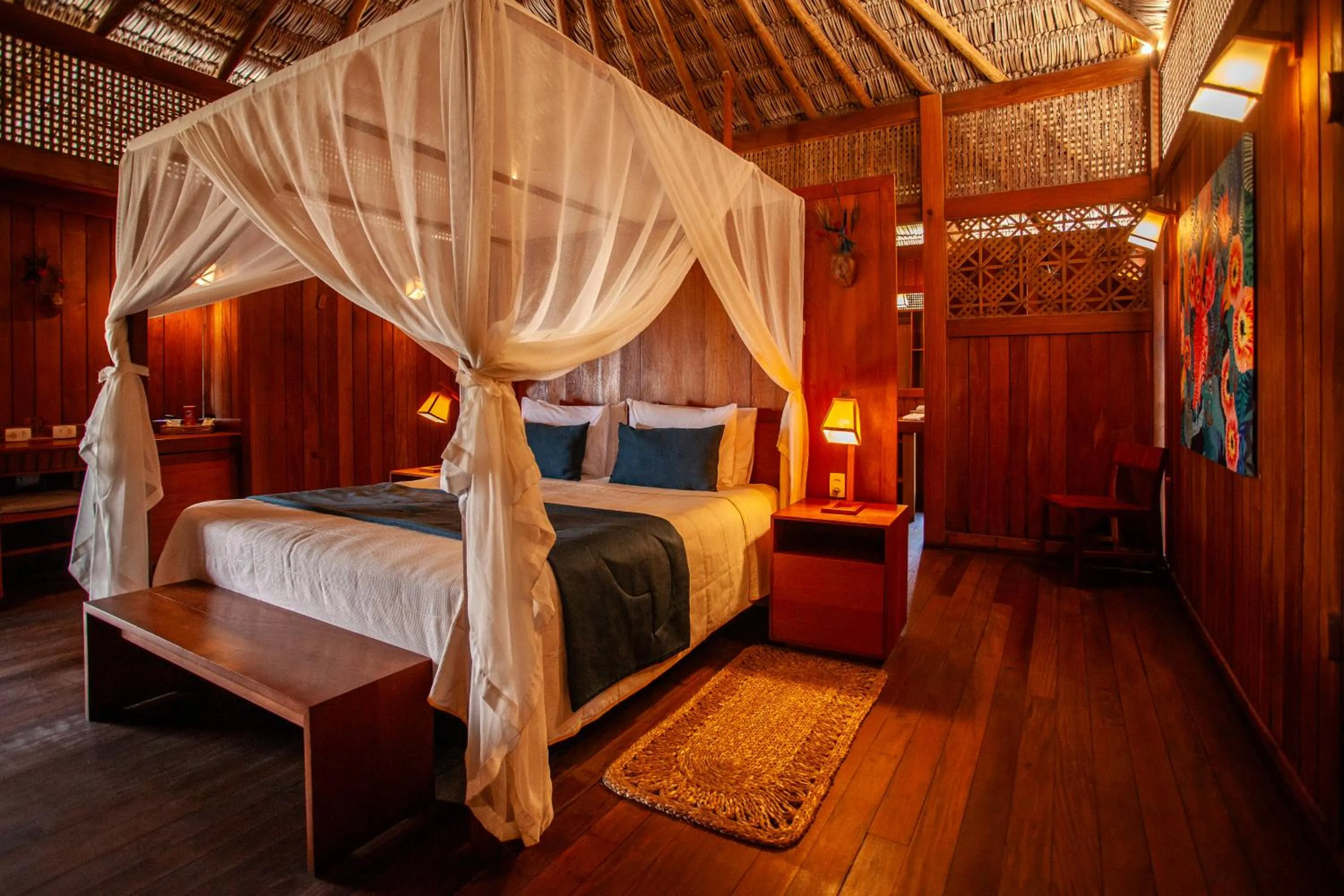 Bed in Jaguaribe Lodge e Kite