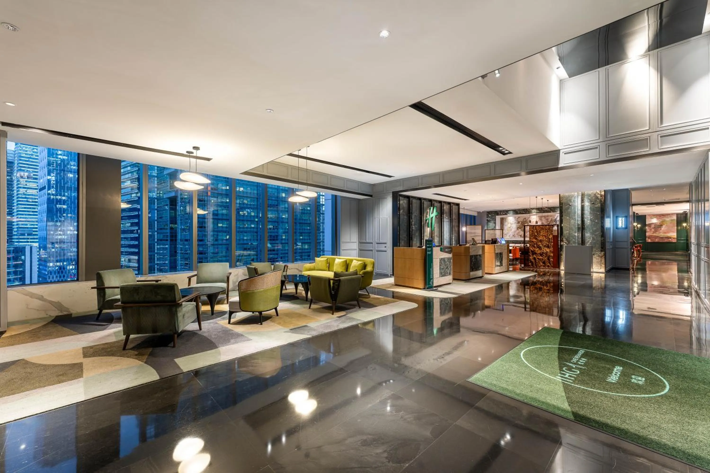 Lobby or reception in Holiday Inn Guangzhou Zhujiang New Town