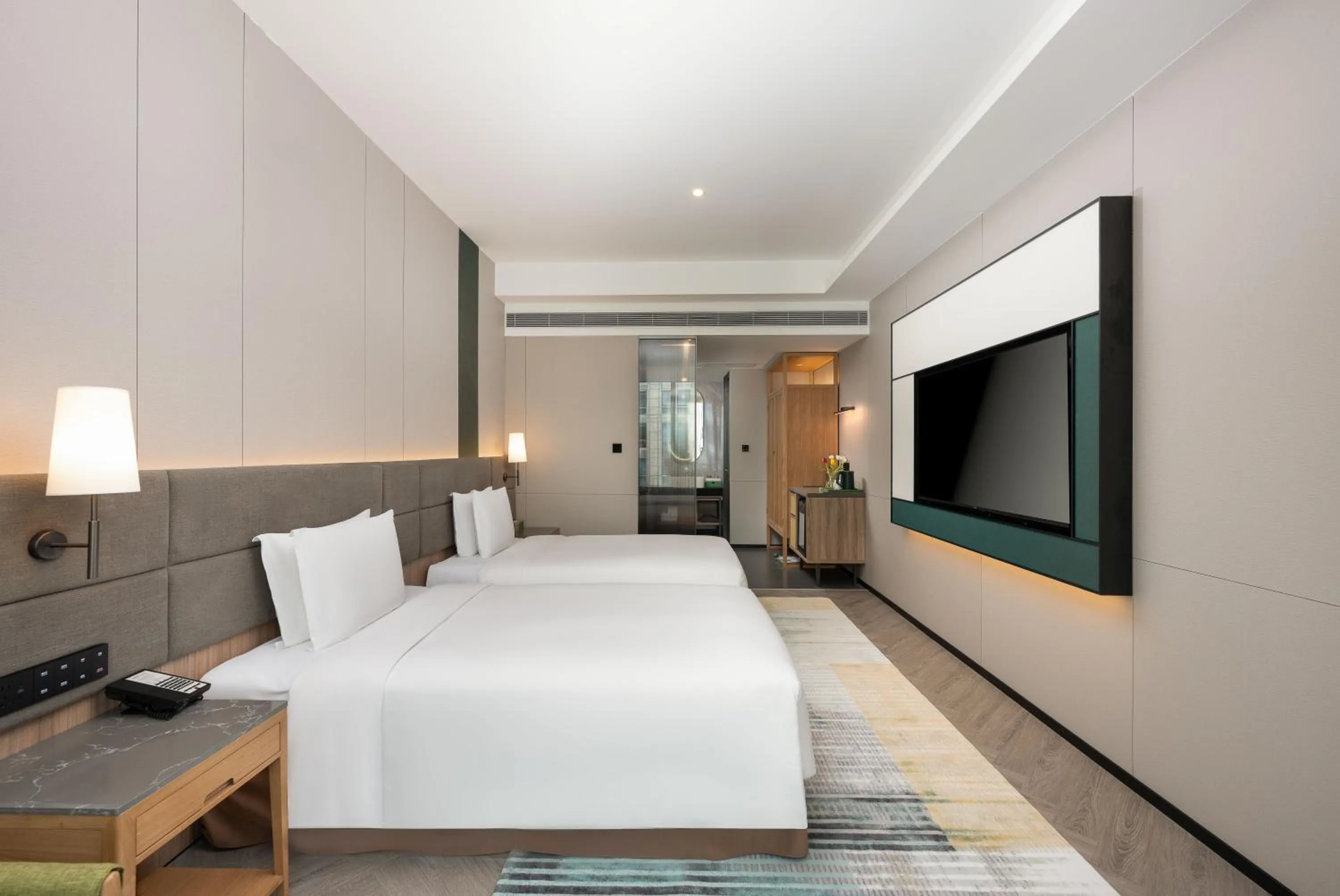 Bed in Holiday Inn Guangzhou Zhujiang New Town