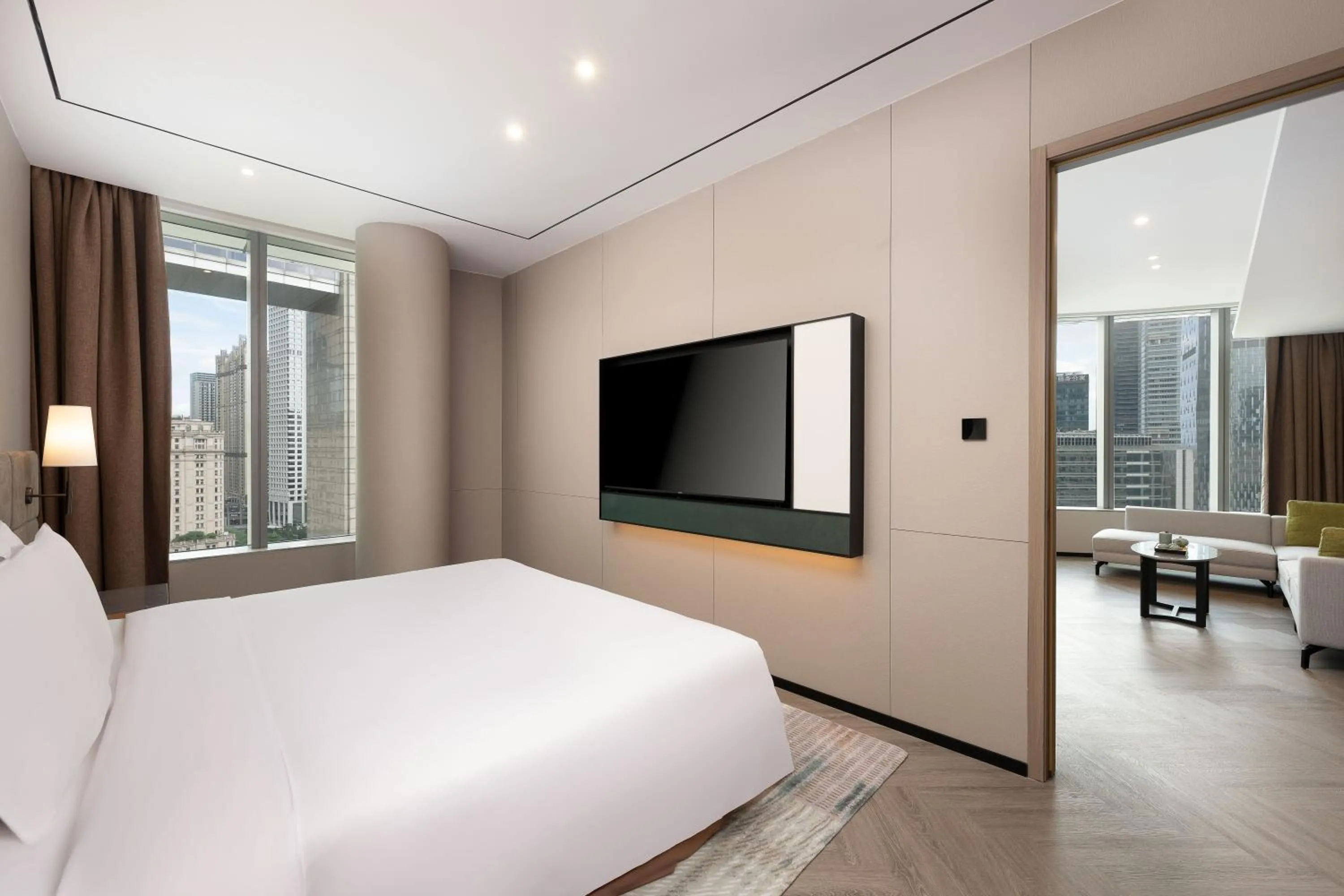 Bed in Holiday Inn Guangzhou Zhujiang New Town