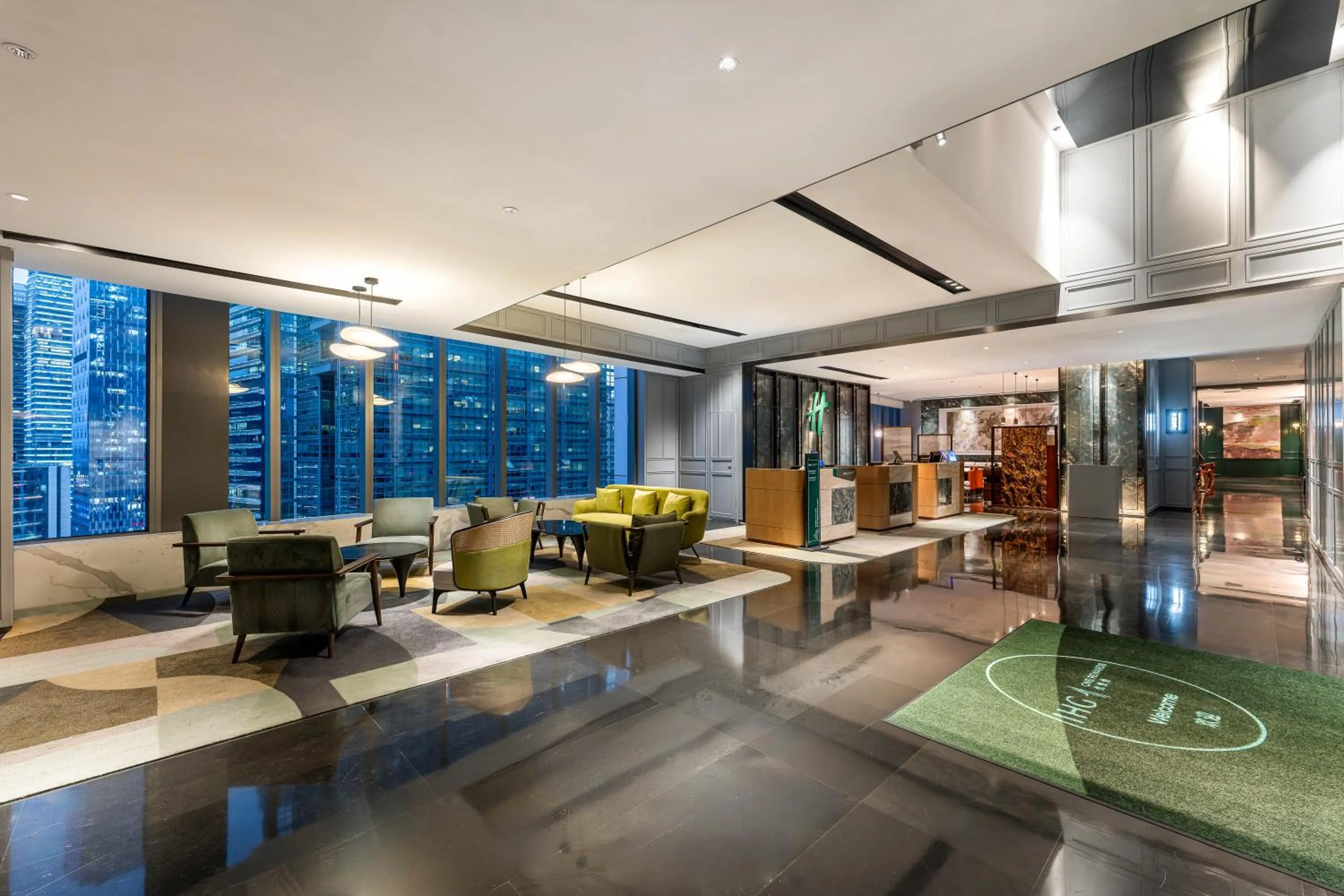 Lobby or reception in Holiday Inn Guangzhou Zhujiang New Town