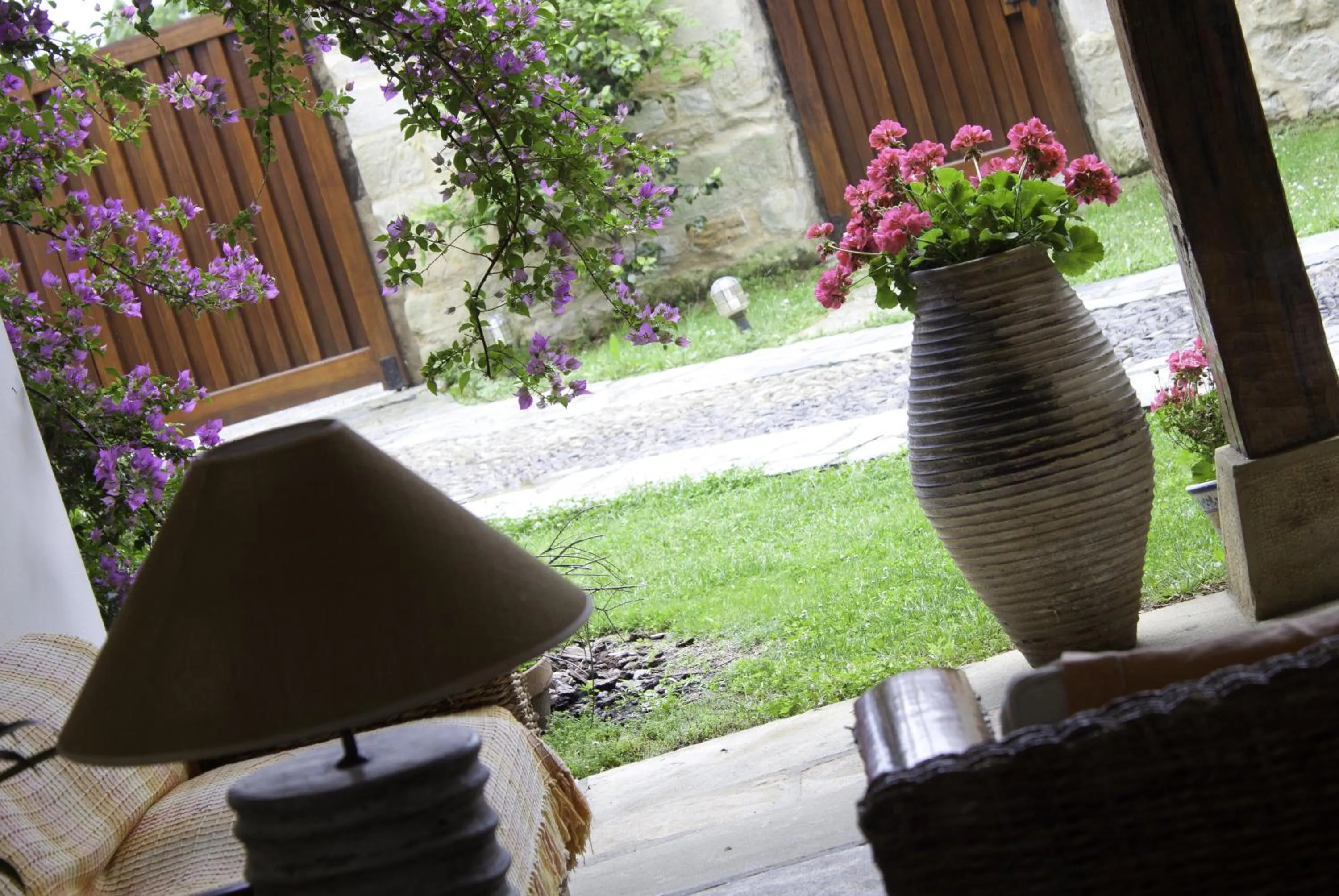 Patio in Posada La Casona de Los Güelitos