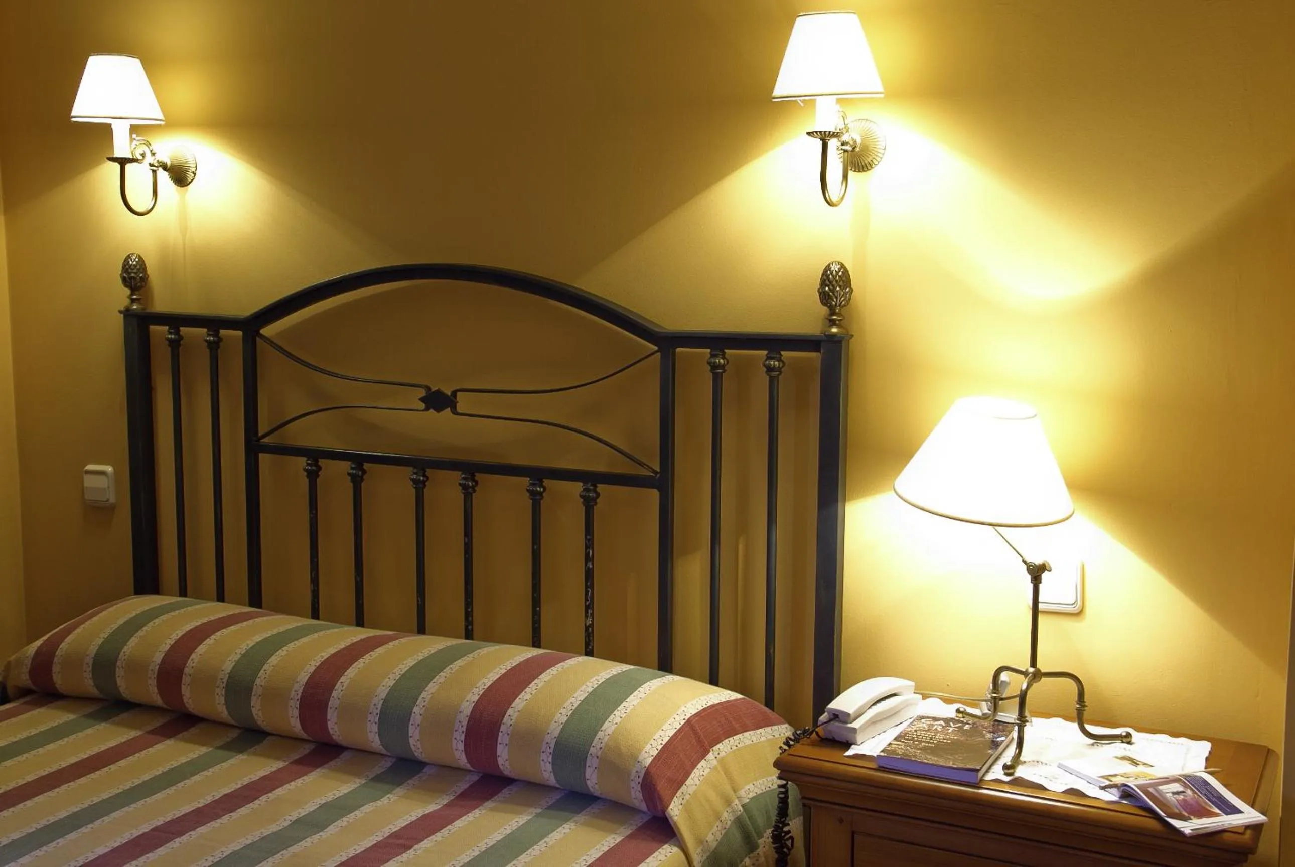 Decorative detail, Bed in Posada La Casona de Los Güelitos