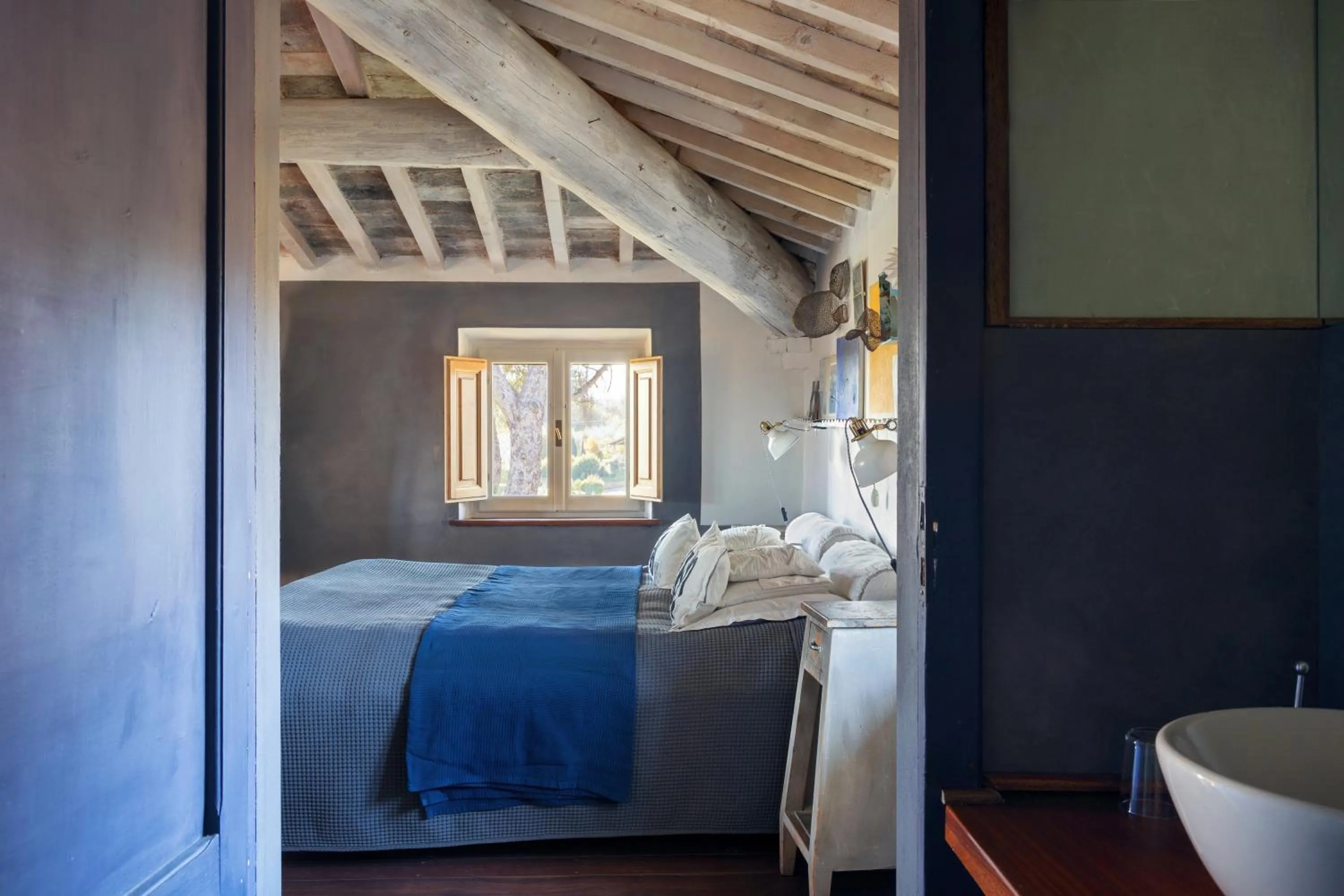 Bedroom, Bed in Agriturismo San Martino