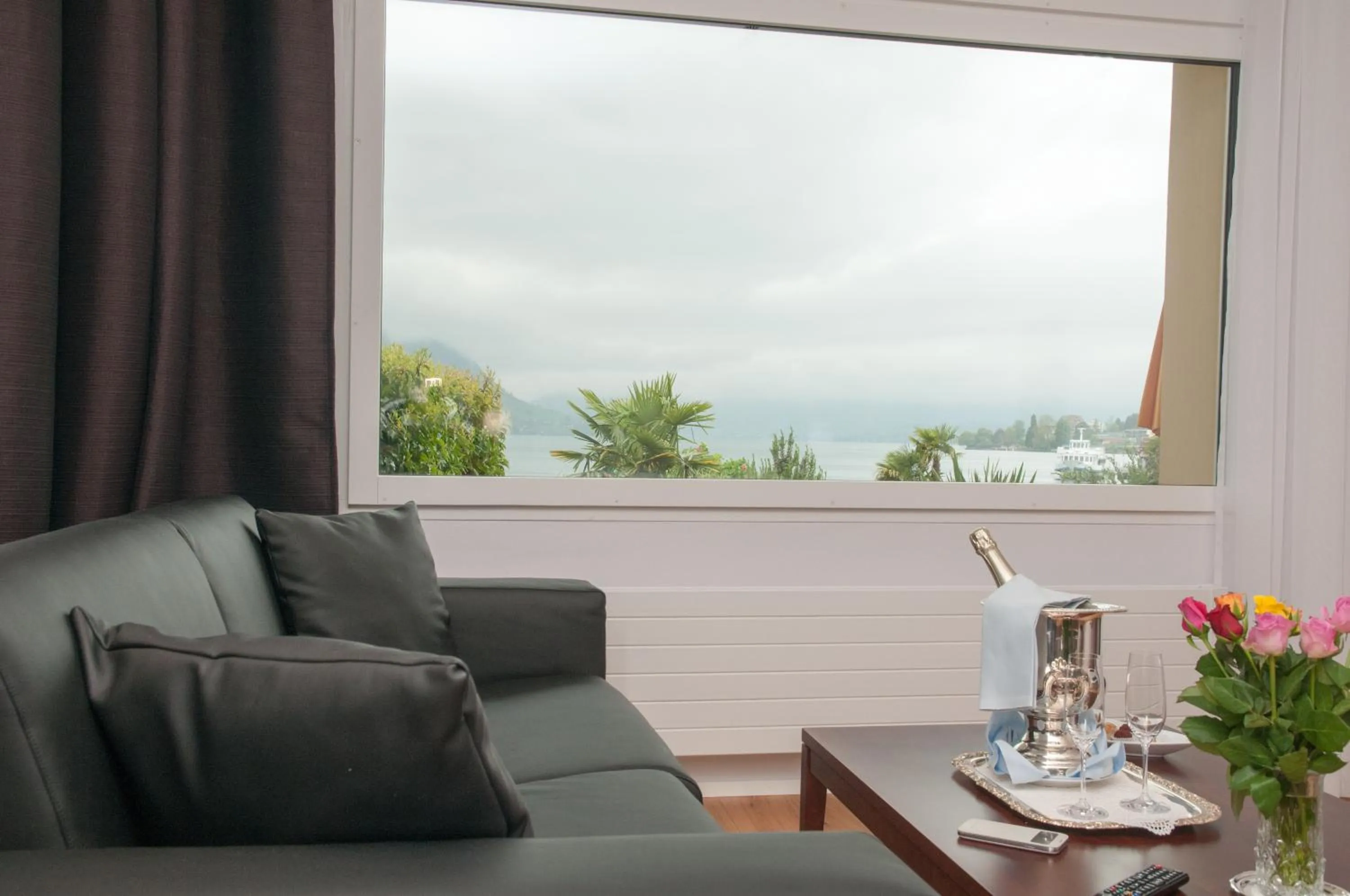 Living room in Hotel Beau Rivage Weggis