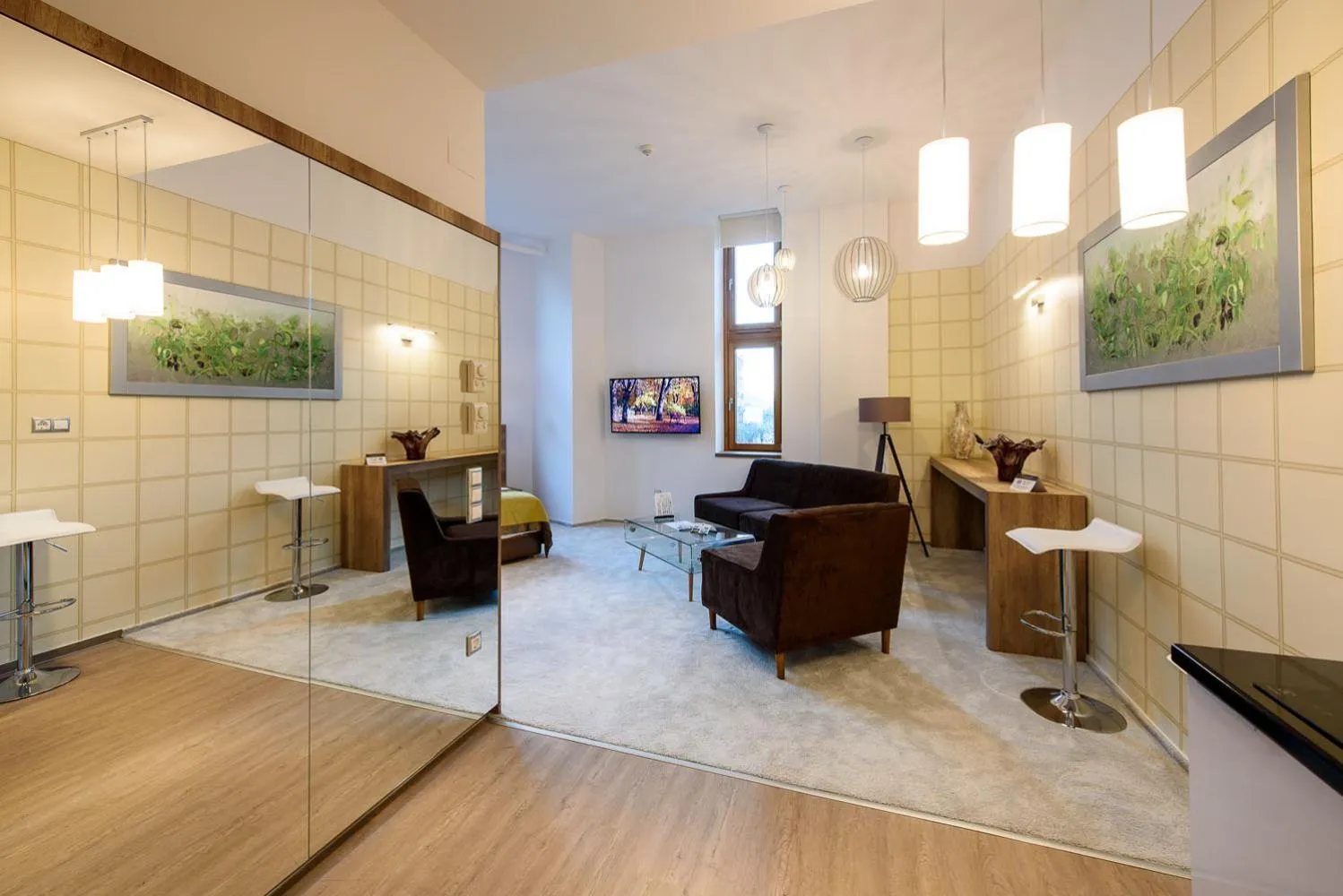 Living room in Karoly Corner Residences