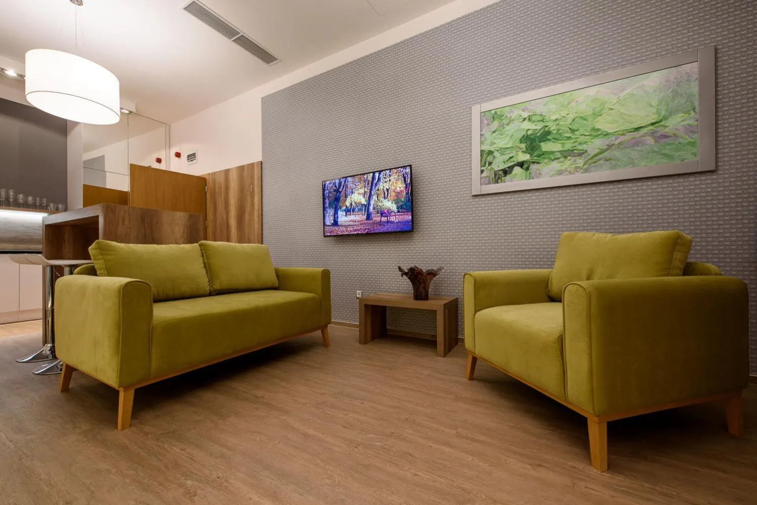 Living room in Karoly Corner Residences