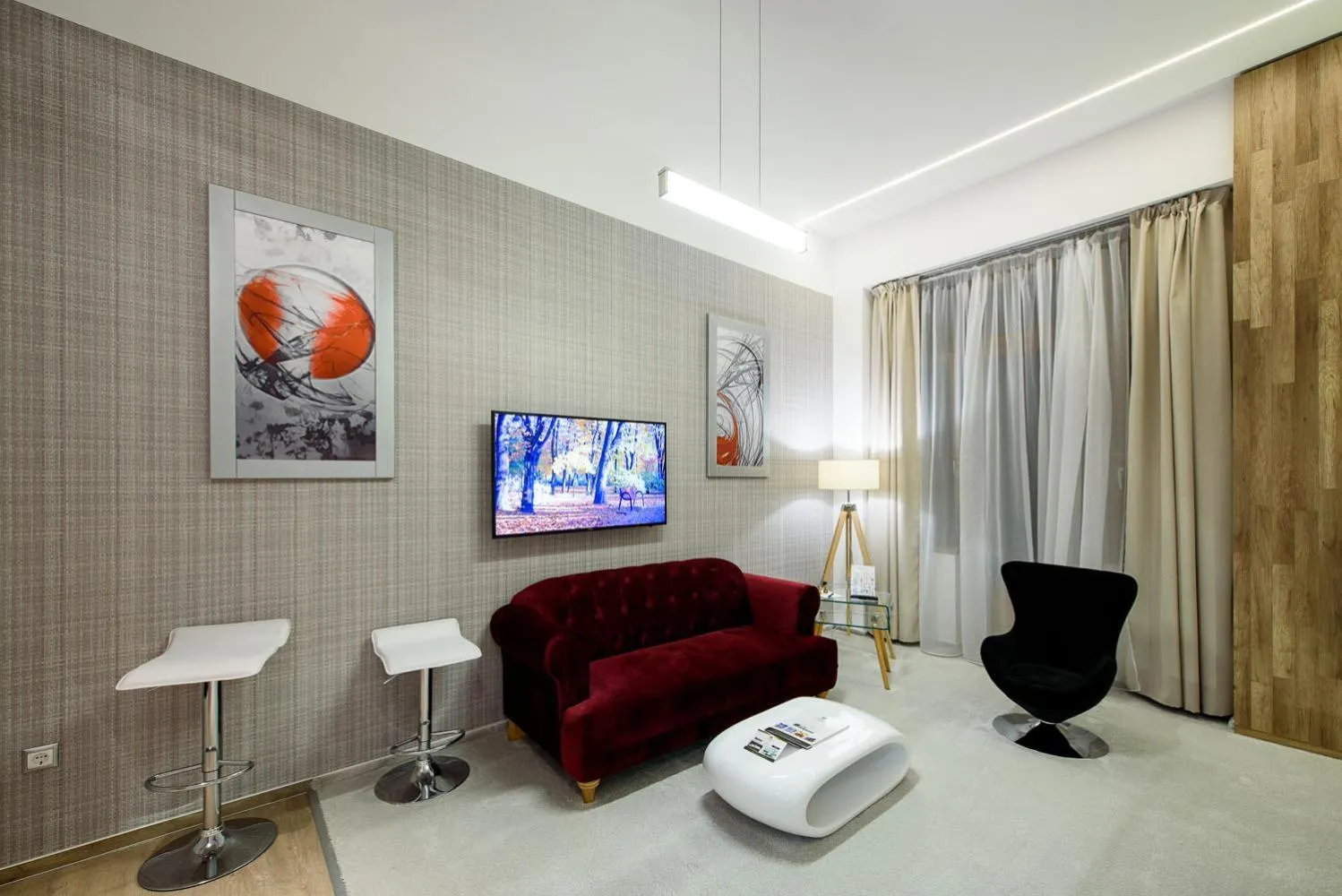Living room in Karoly Corner Residences