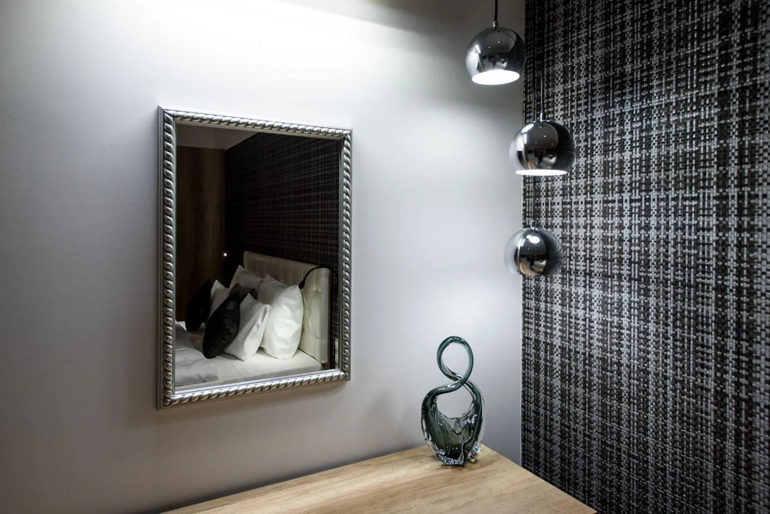 Seating area in Karoly Corner Residences