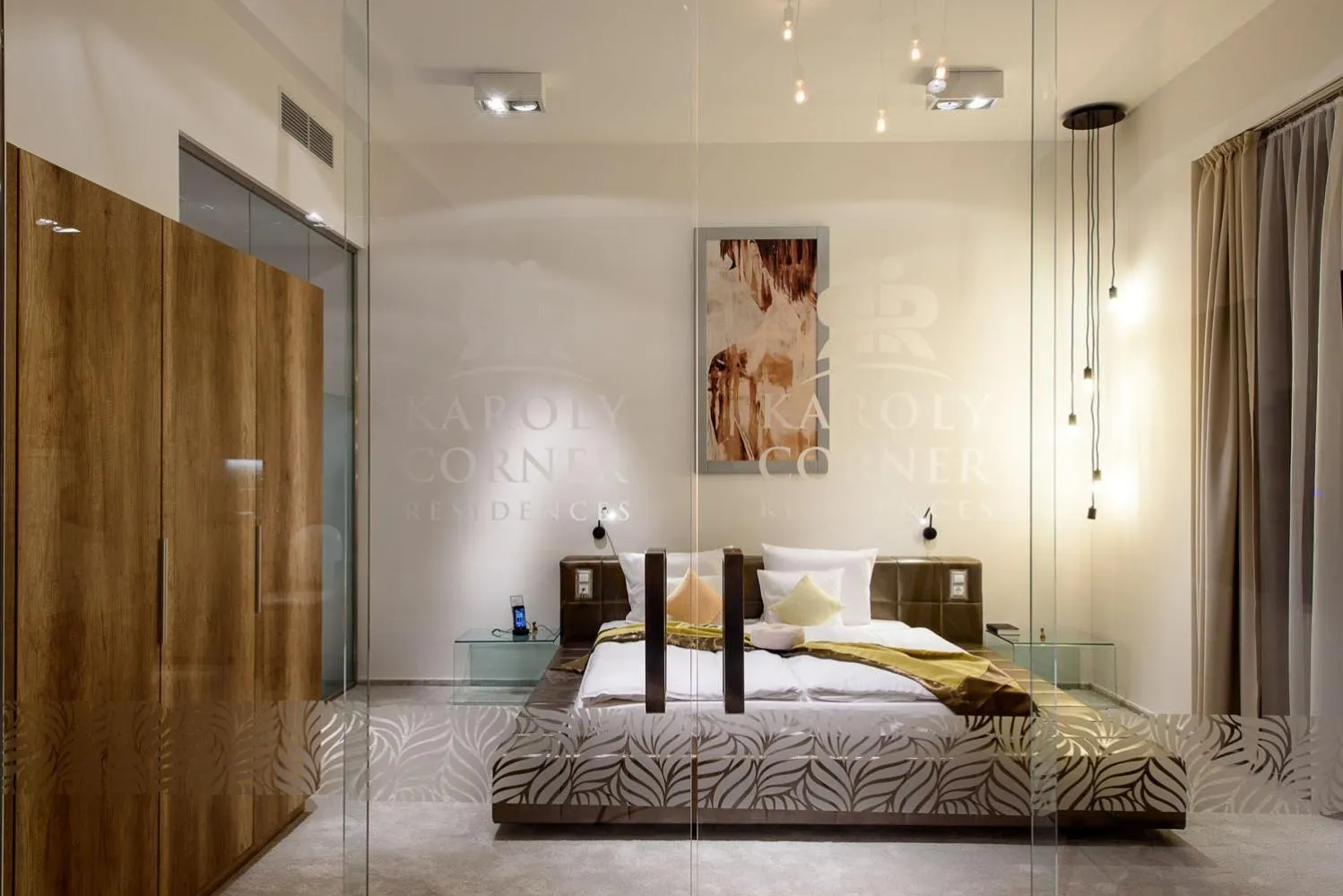 Bedroom, Bed in Karoly Corner Residences