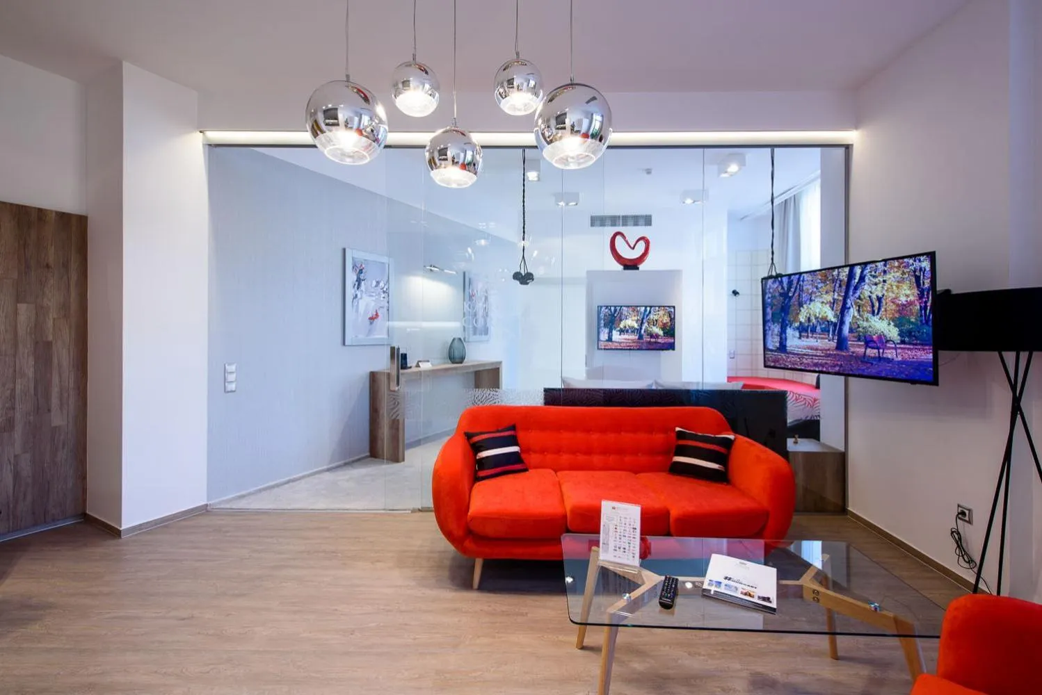 Living room in Karoly Corner Residences