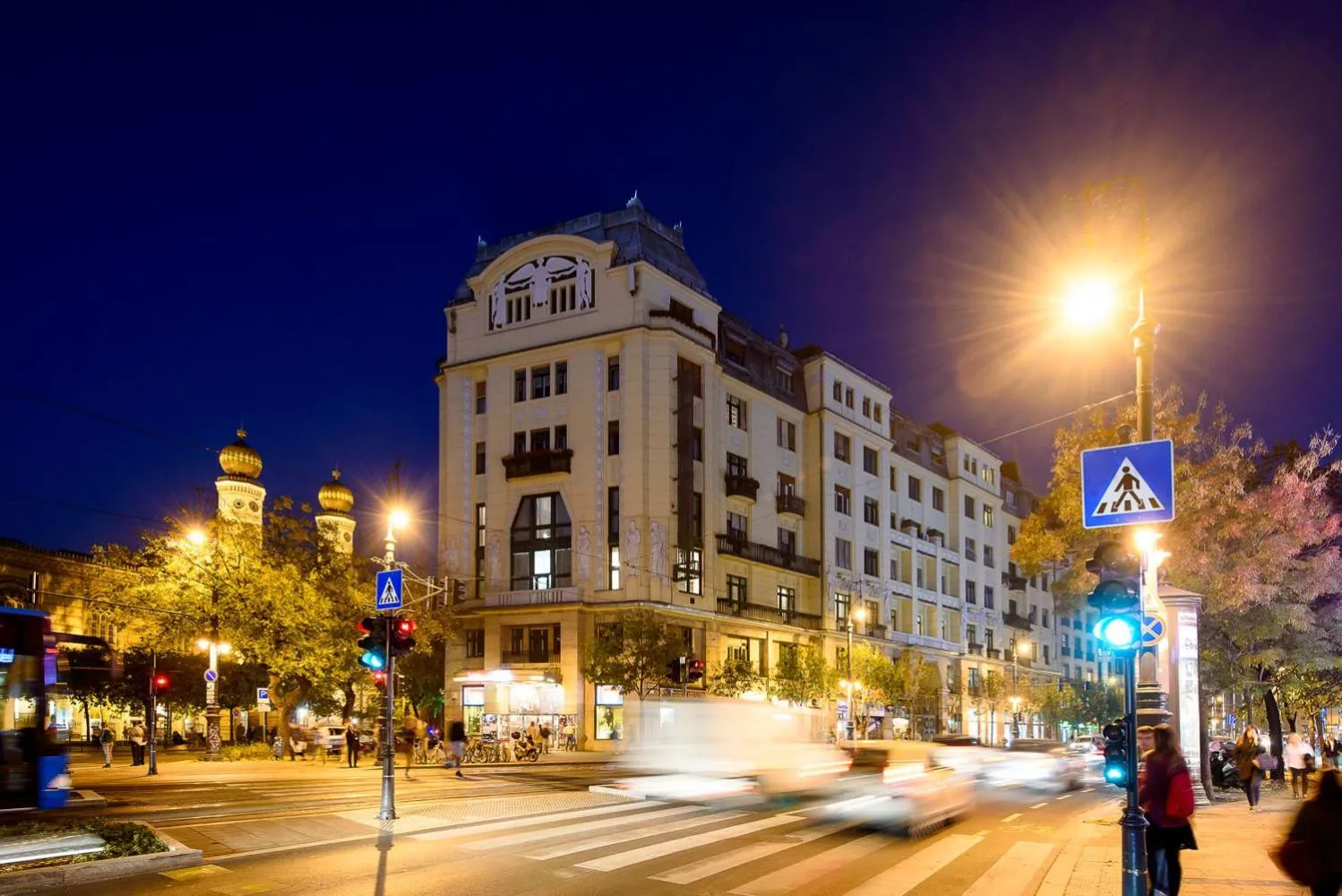 Facade/entrance in Karoly Corner Residences
