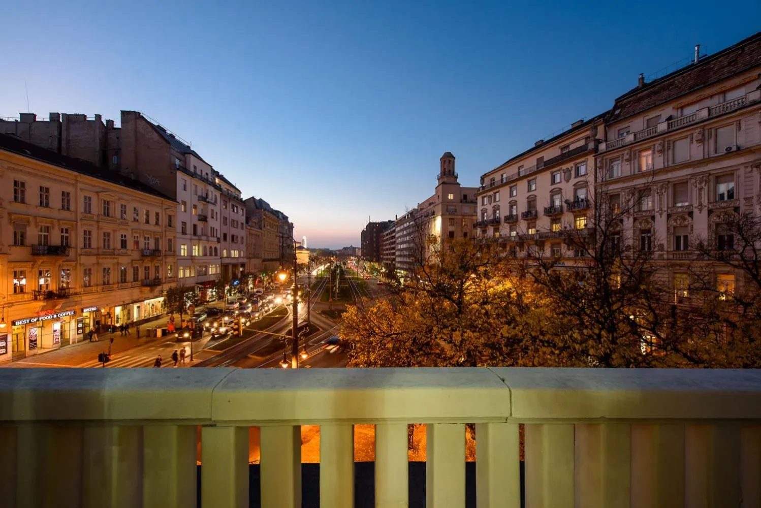 City view in Karoly Corner Residences