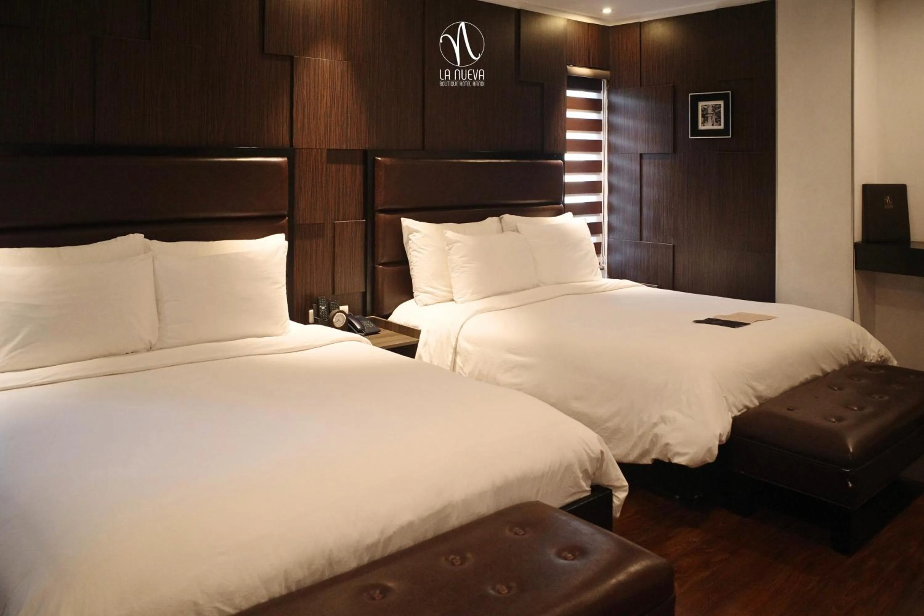 Bed in La Nueva Boutique Hotel Hanoi & Spa