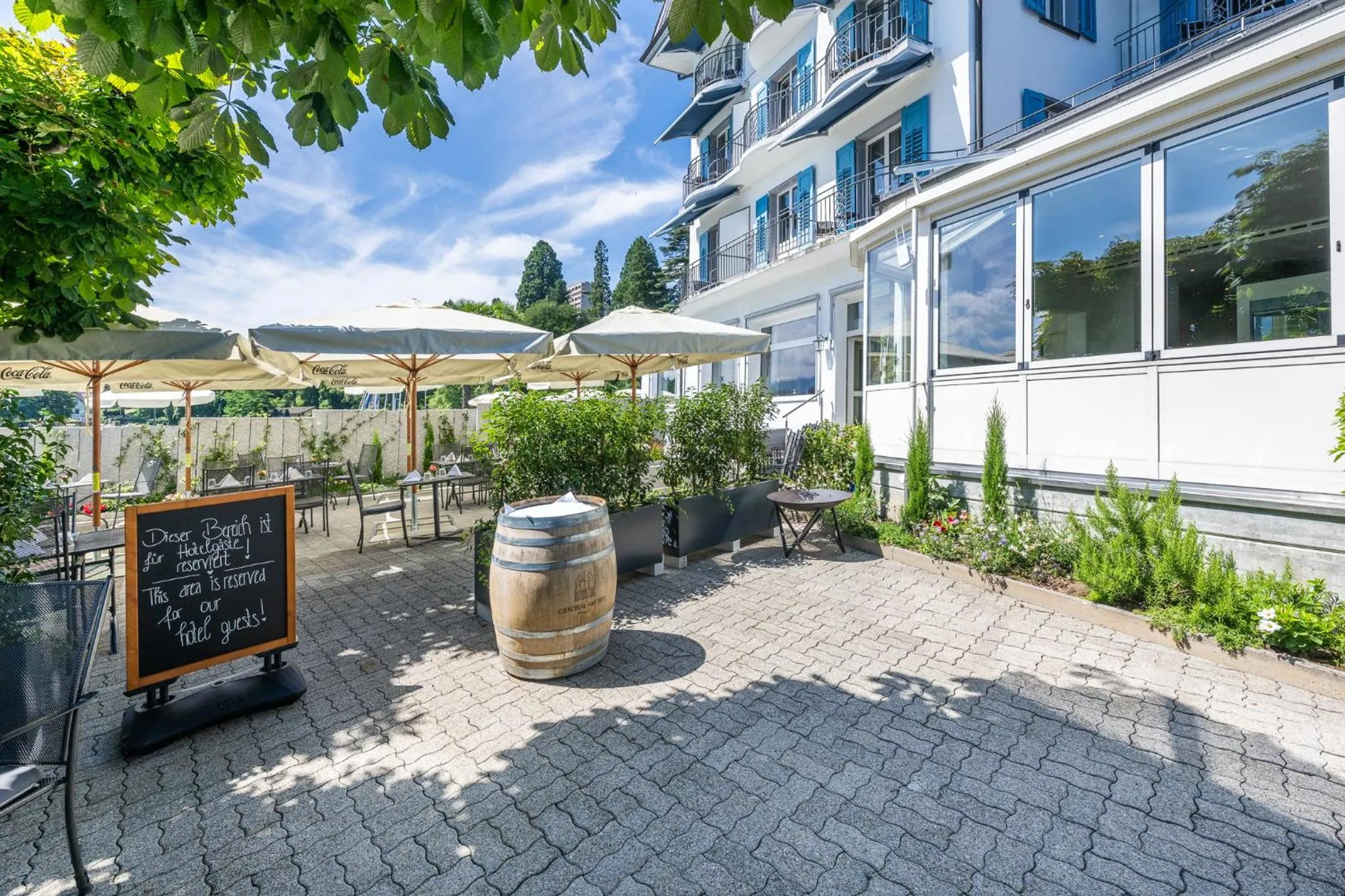 Balcony/Terrace in Hotel Central am See