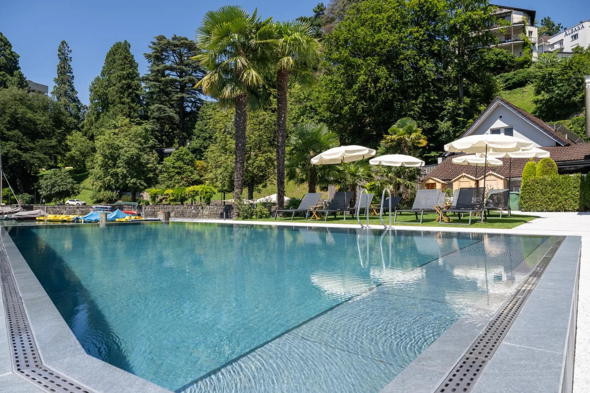 Garden in Hotel Central am See