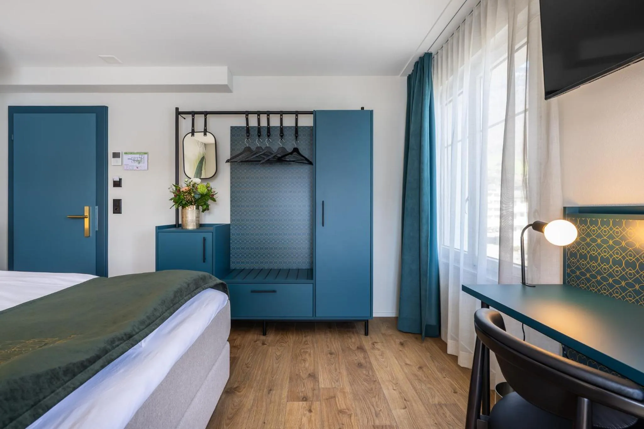 Bedroom, Bed in Hotel Central am See