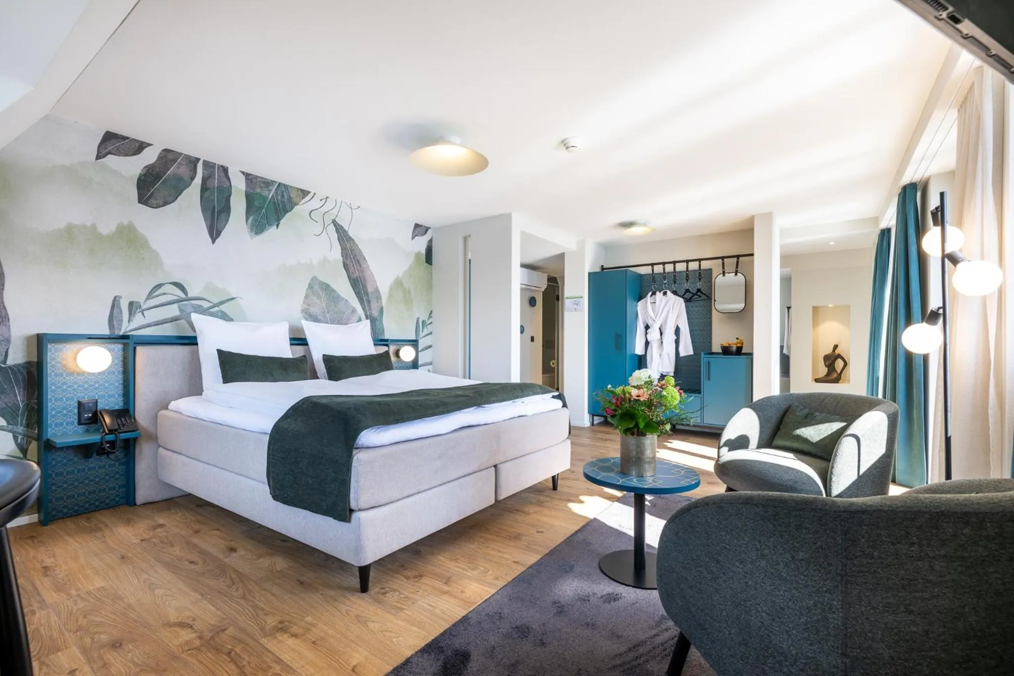 Photo of the whole room, Bed in Hotel Central am See