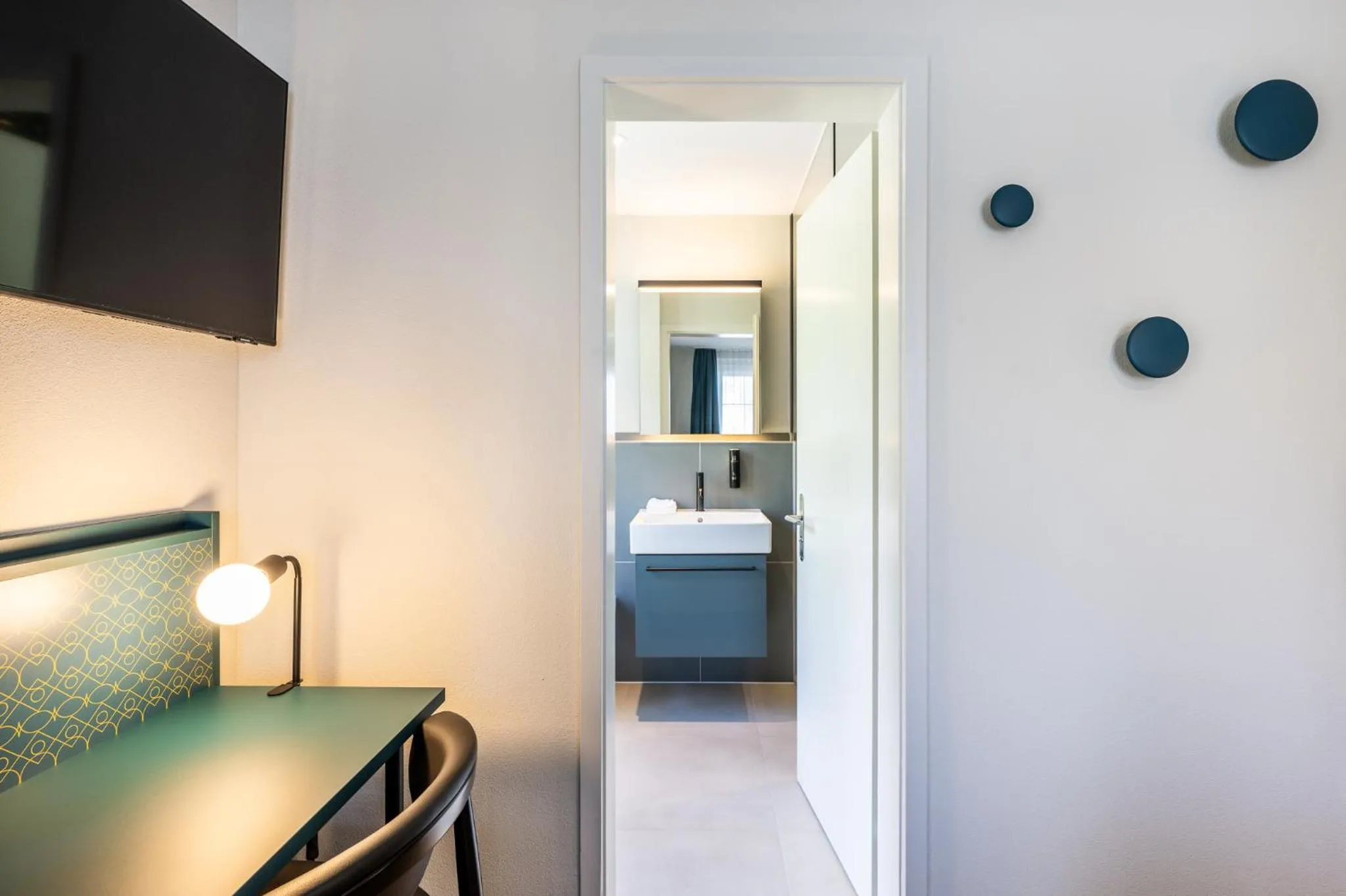 Photo of the whole room, Bed in Hotel Central am See