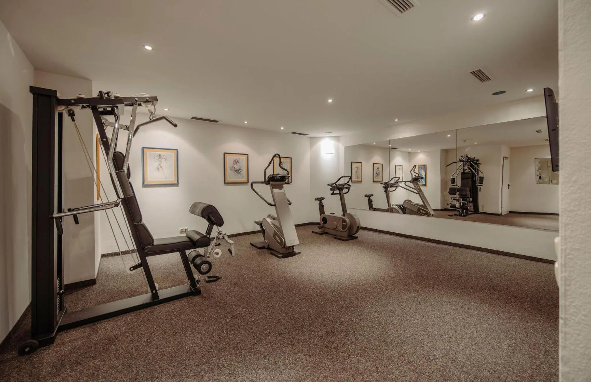 Fitness centre/facilities in Hotel Lerch
