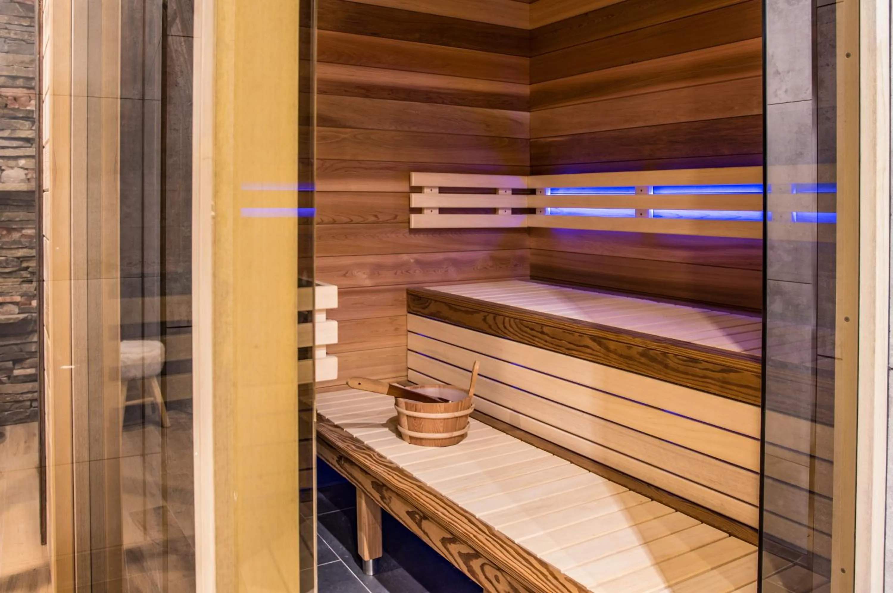 Sauna in Villa Adamo & Relax
