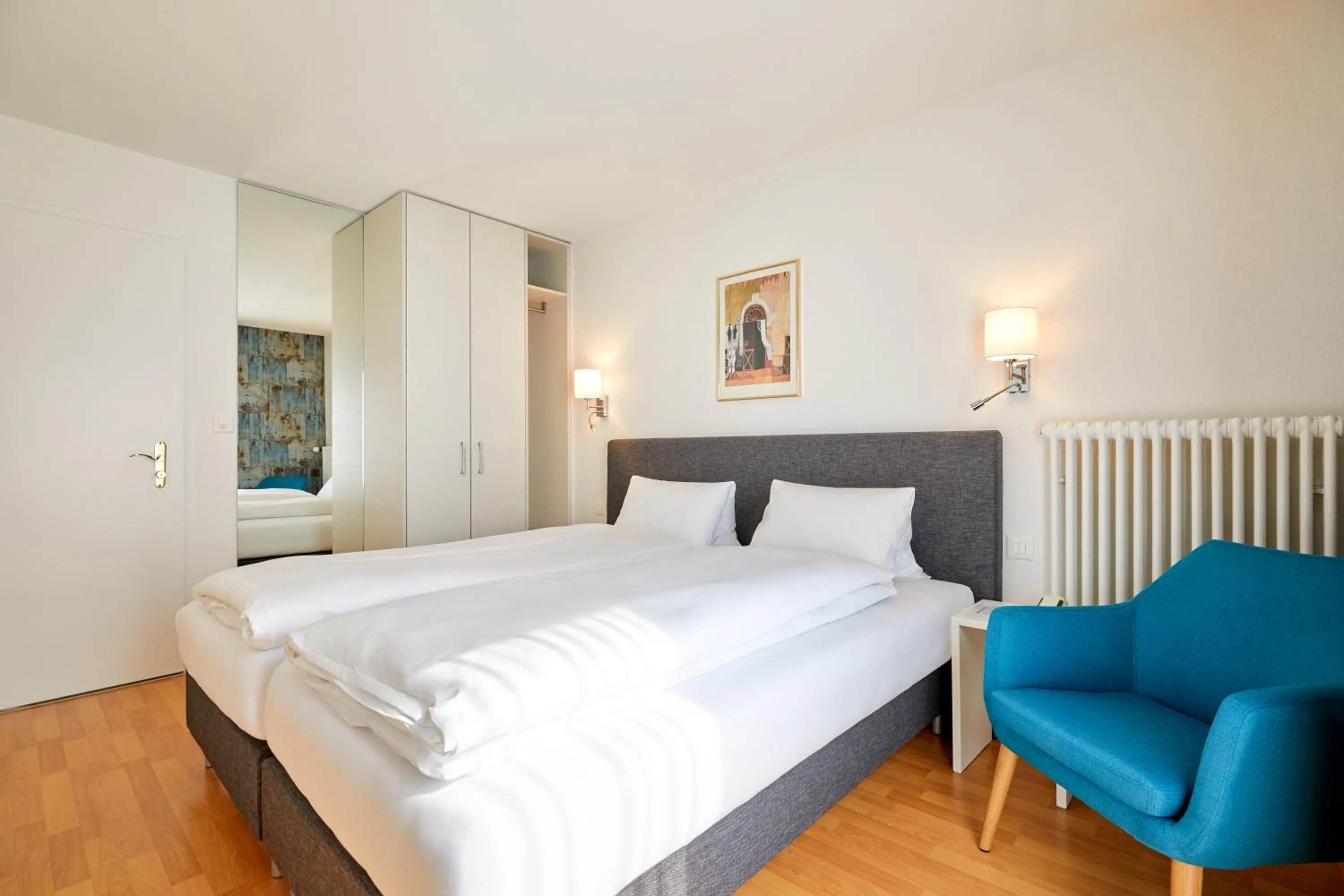 Bed in Hotel Schmid & Alfa