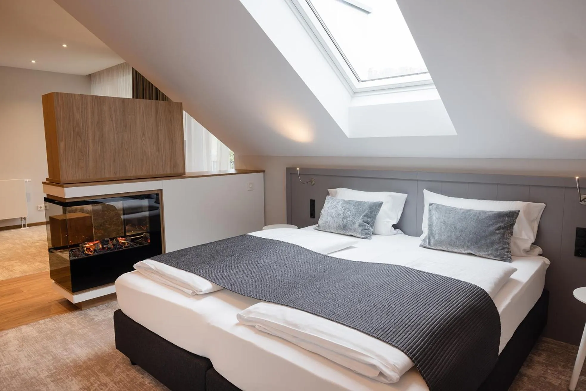 Photo of the whole room, Bed in Hotel Restaurant zur Marienburg