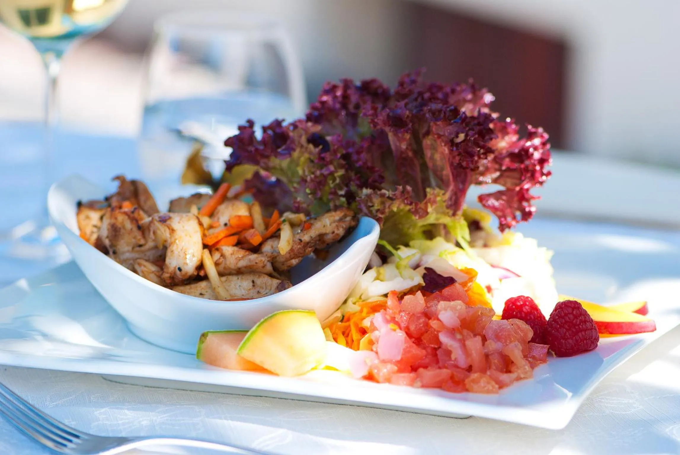 Food close-up in Hotel Restaurant zur Marienburg