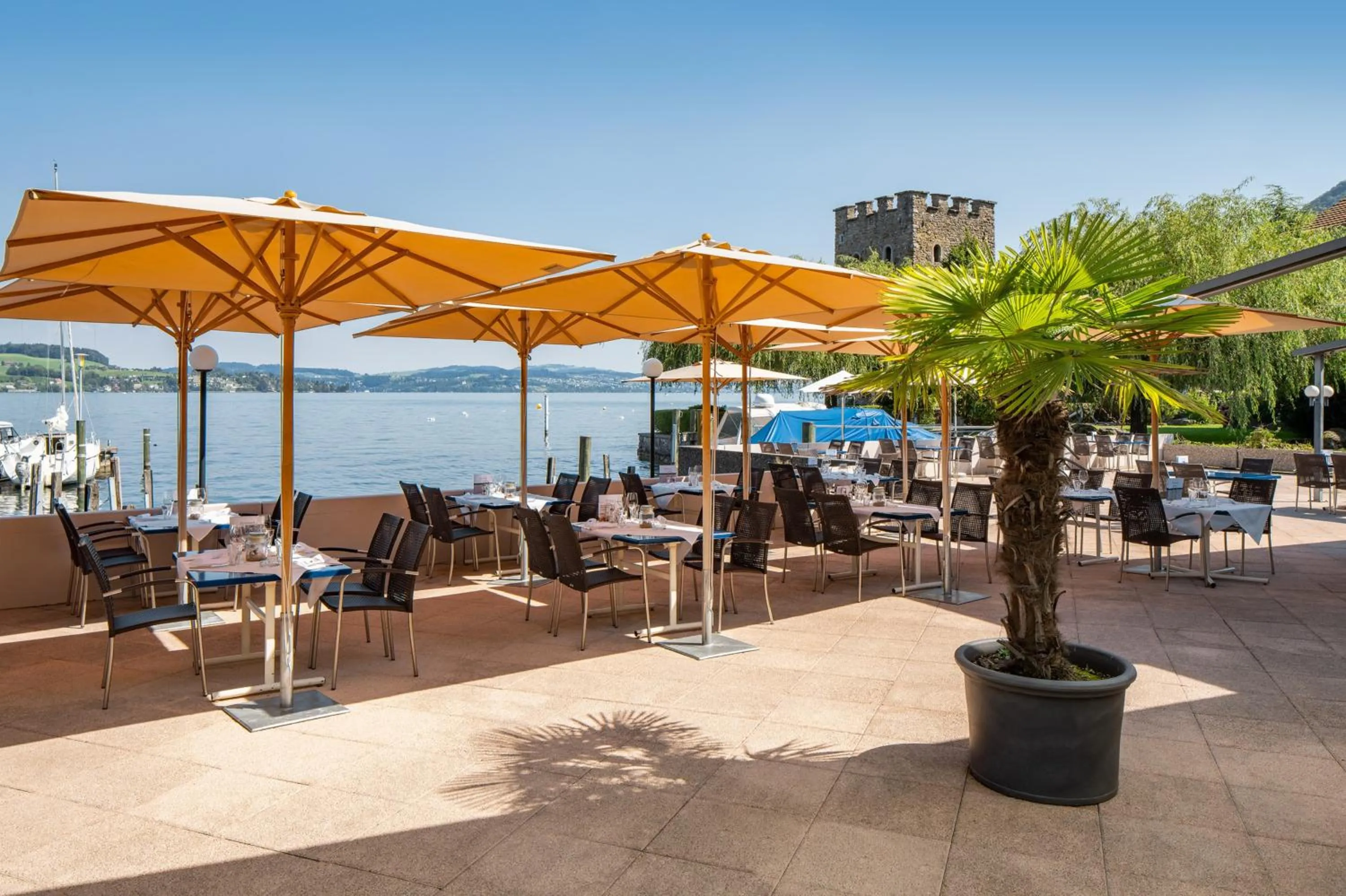 Balcony/Terrace in Seehotel Winkelried